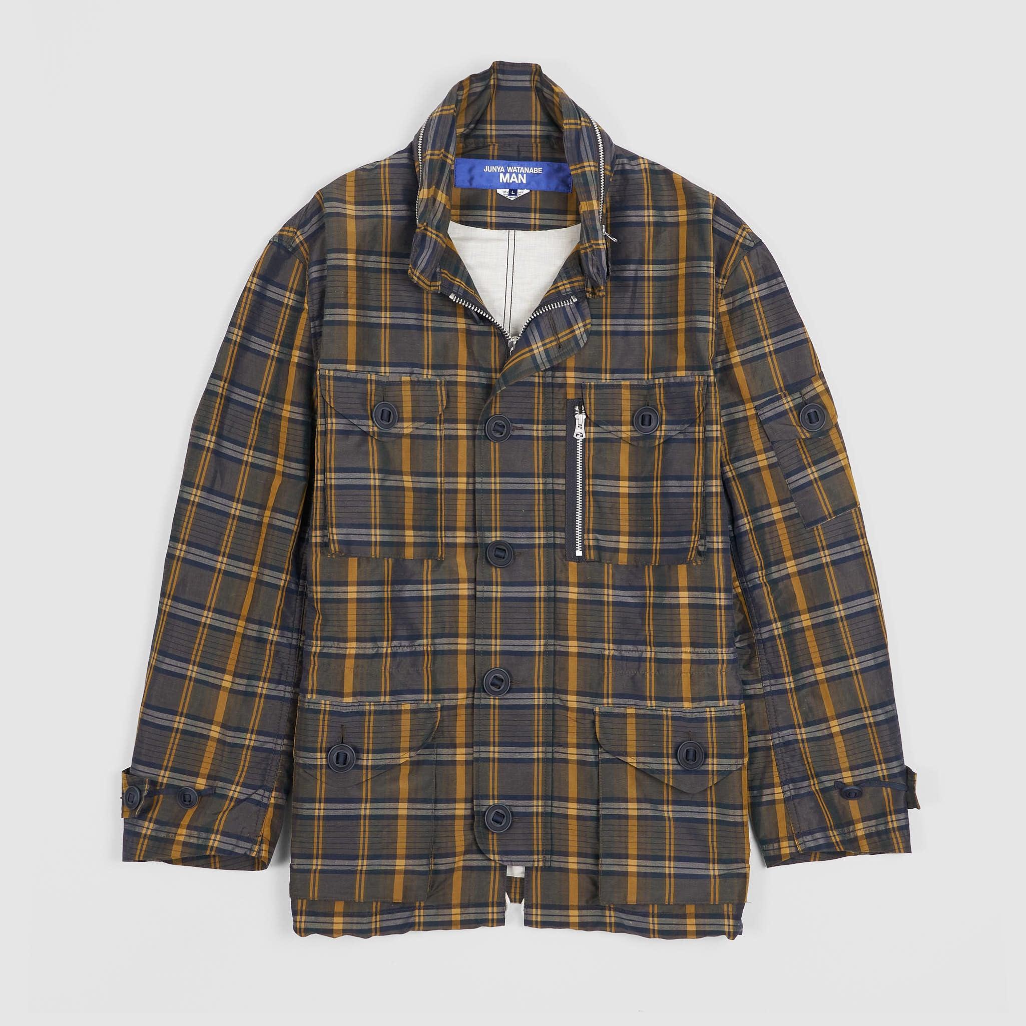 Plaid Multicolor Field Jacket