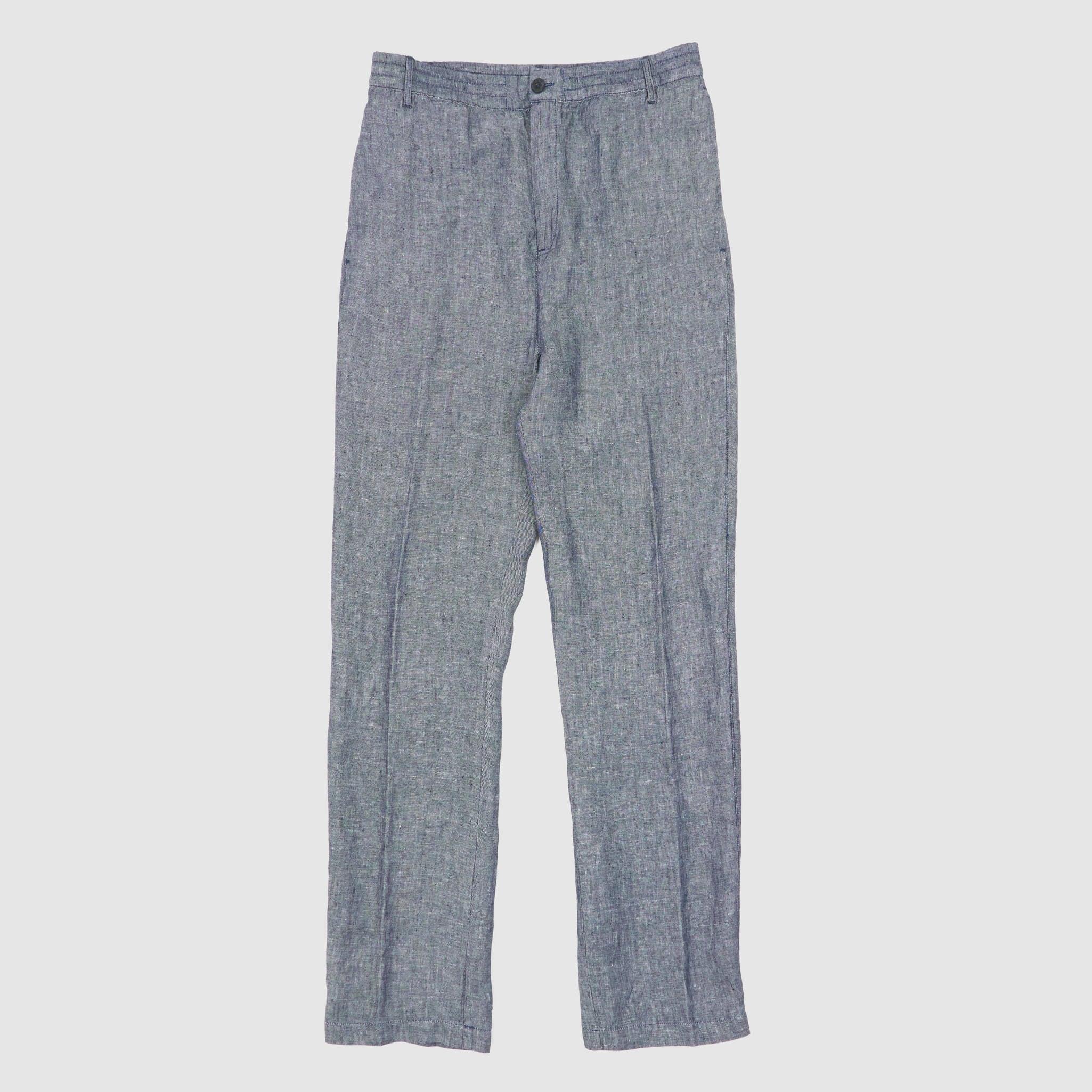 Relaxed Men Linen Chino Trousers