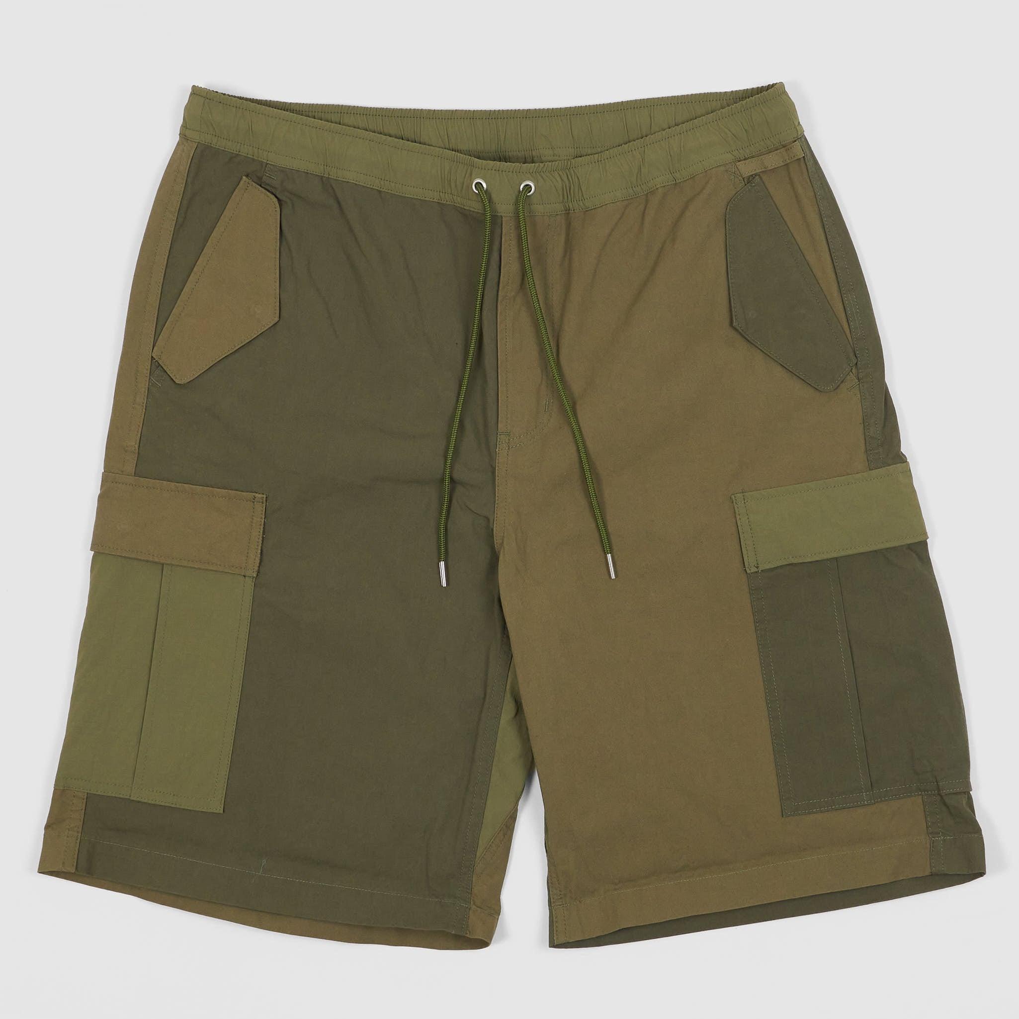 Patchwork Cargo Shorts