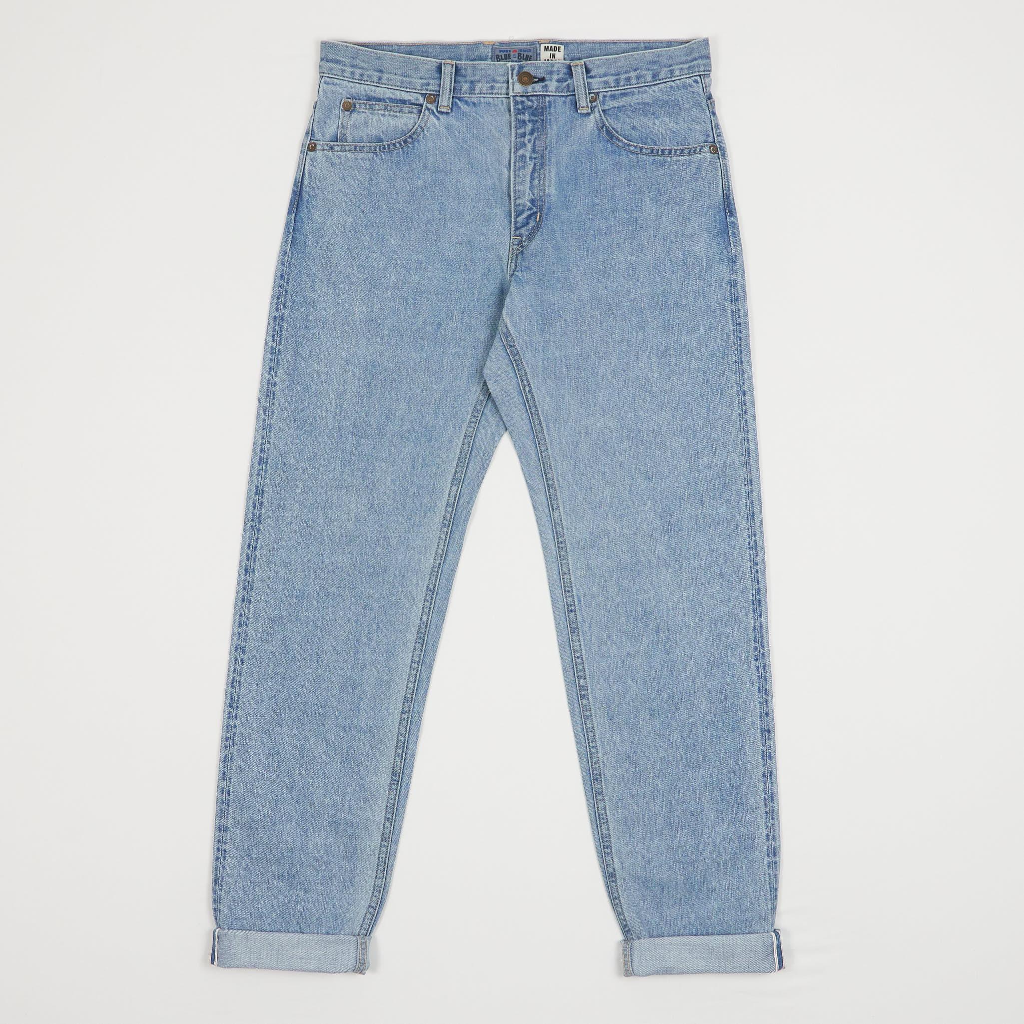 Unisex Slim Selvage Denim Jeans