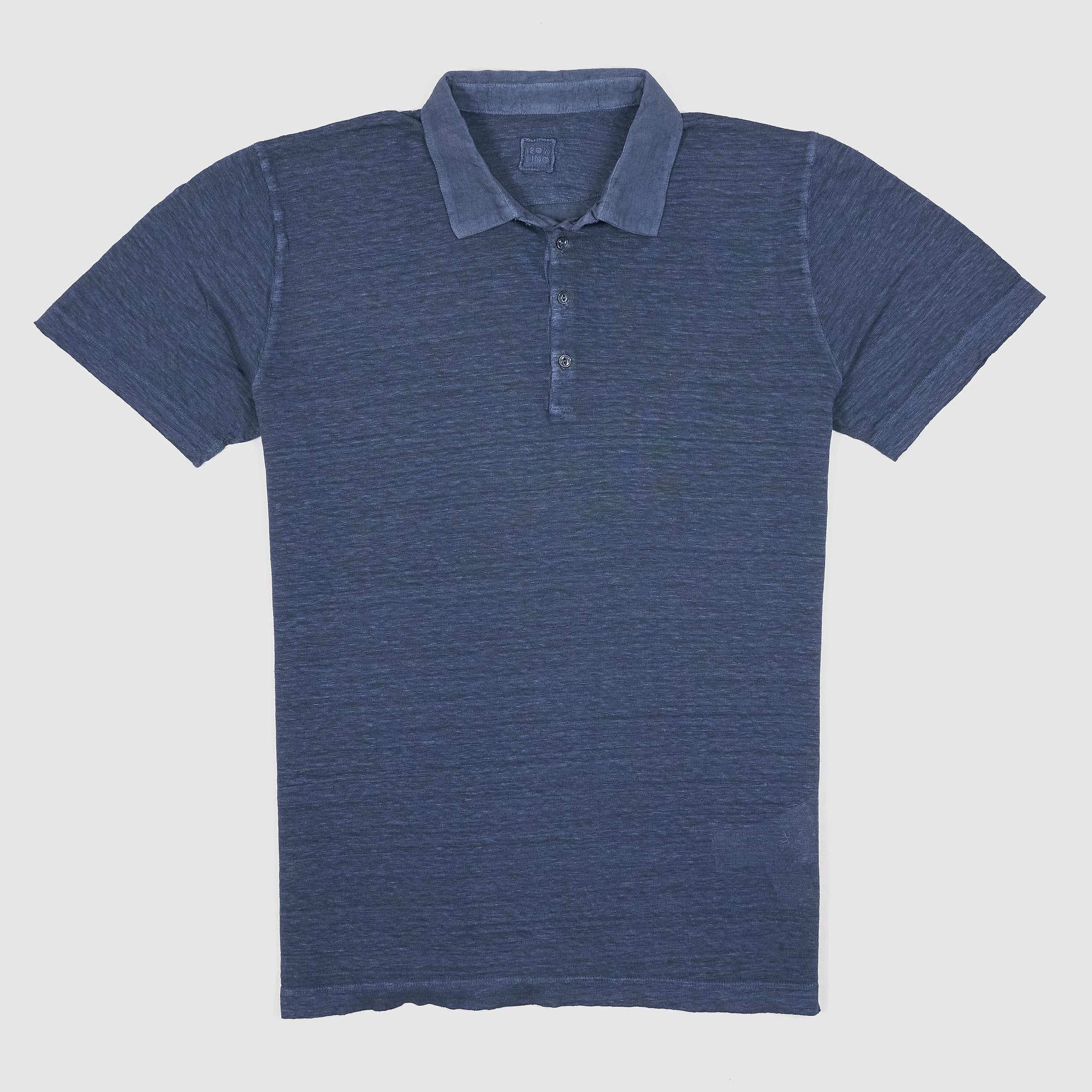 Men Linen Polo Shirt
