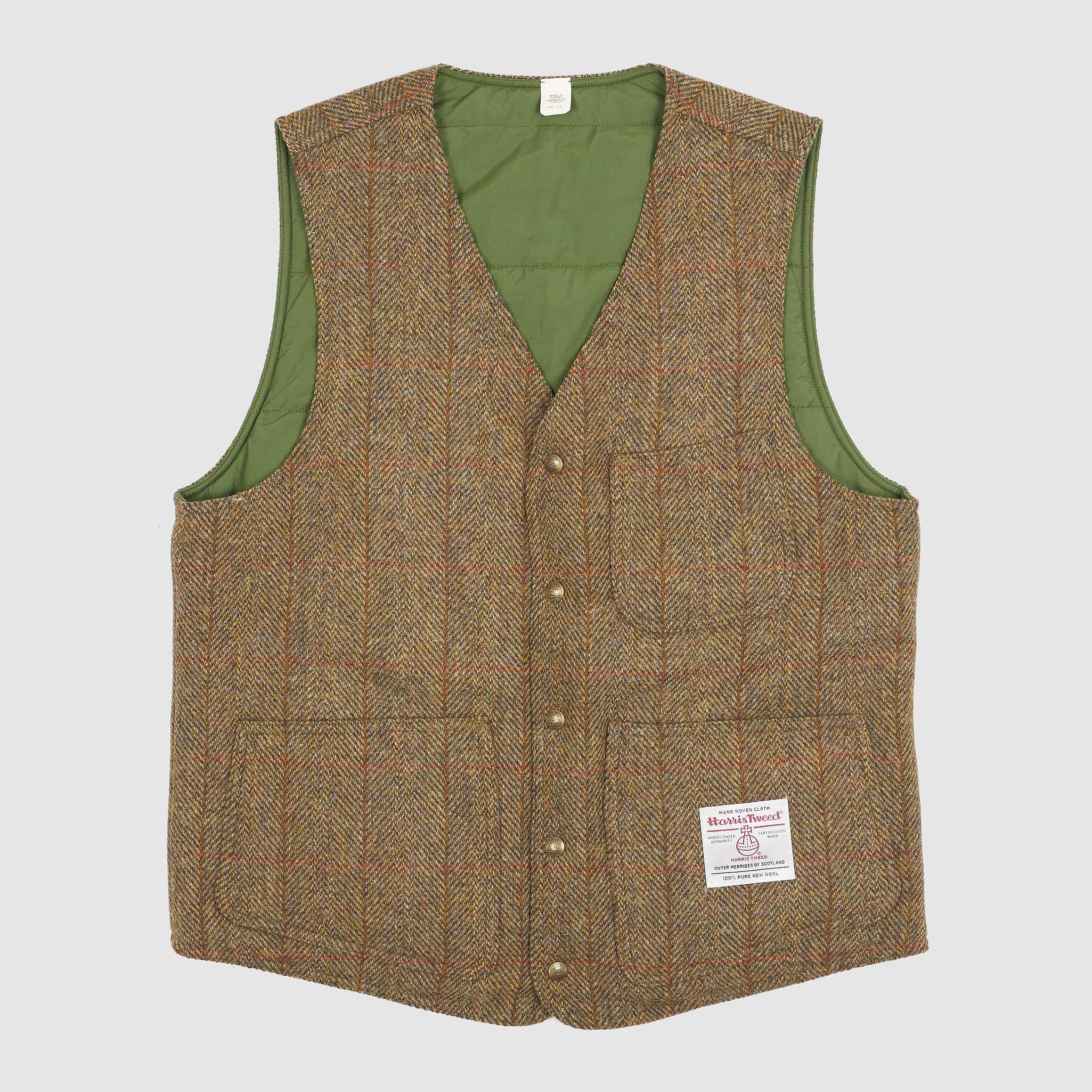 Huntshaw Reversible Harris Tweed Vest