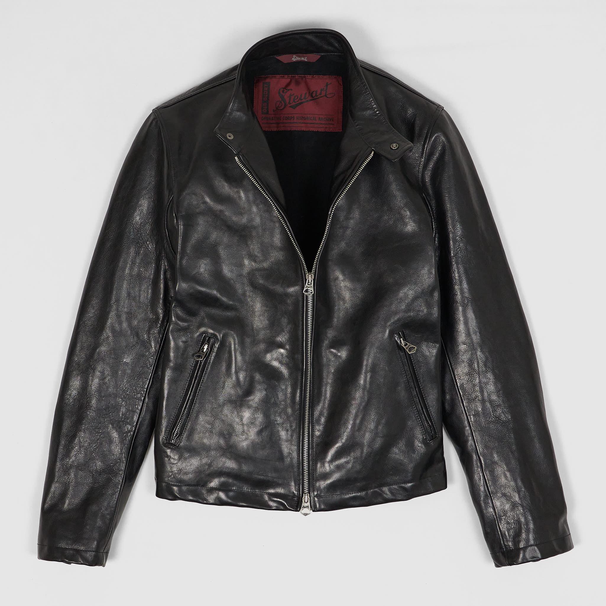 Café-Racer Leather Jacket Buffalo Skipper