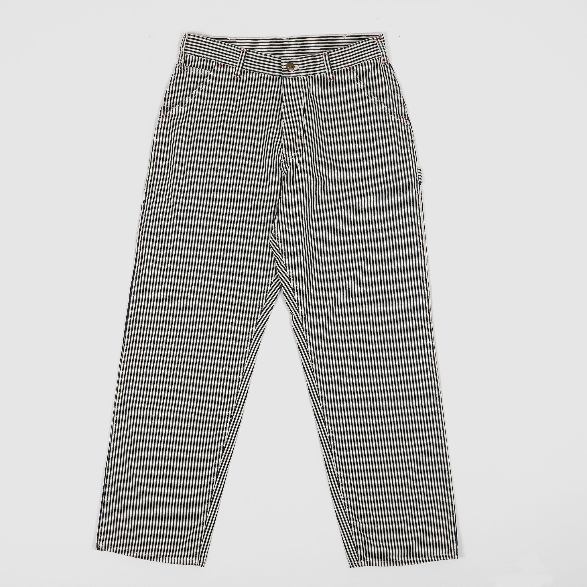 Moandmo® Carpenter Hickory Stripe Jeans
