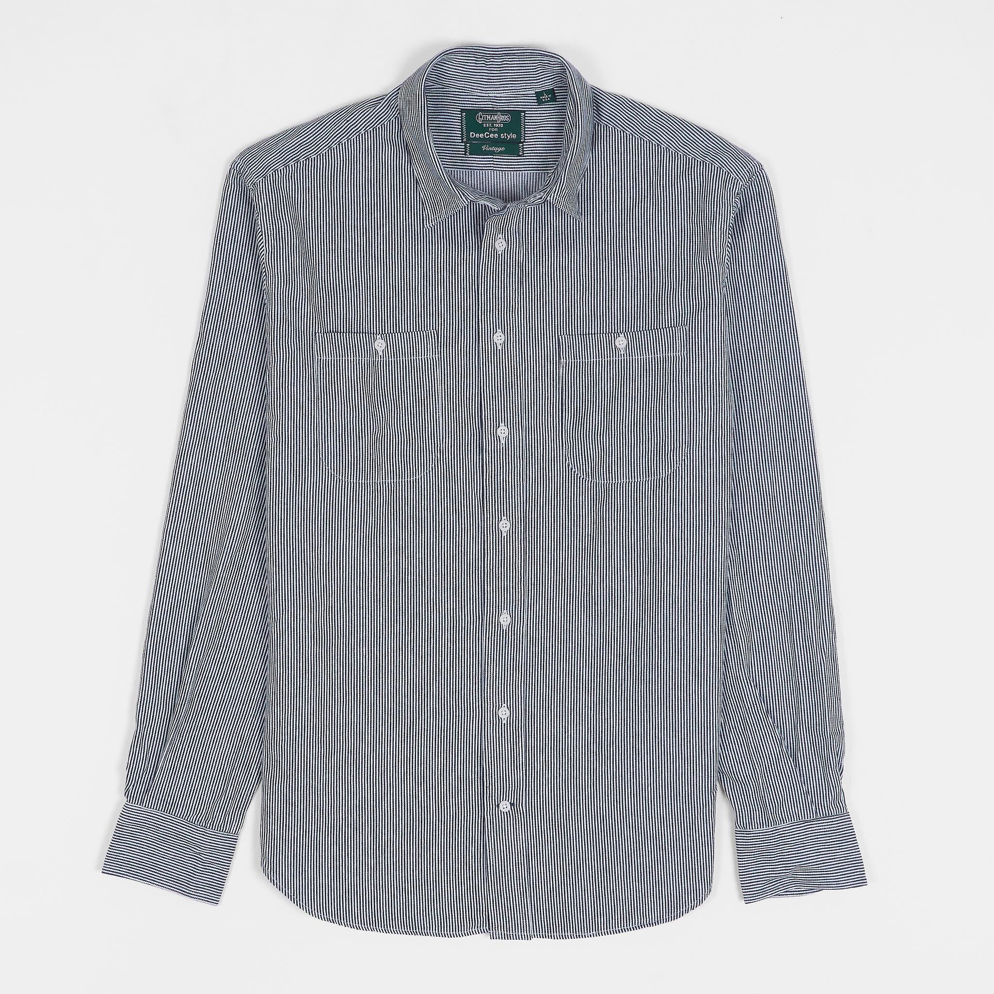 for DeeCee style Striped Cotton Workshirt