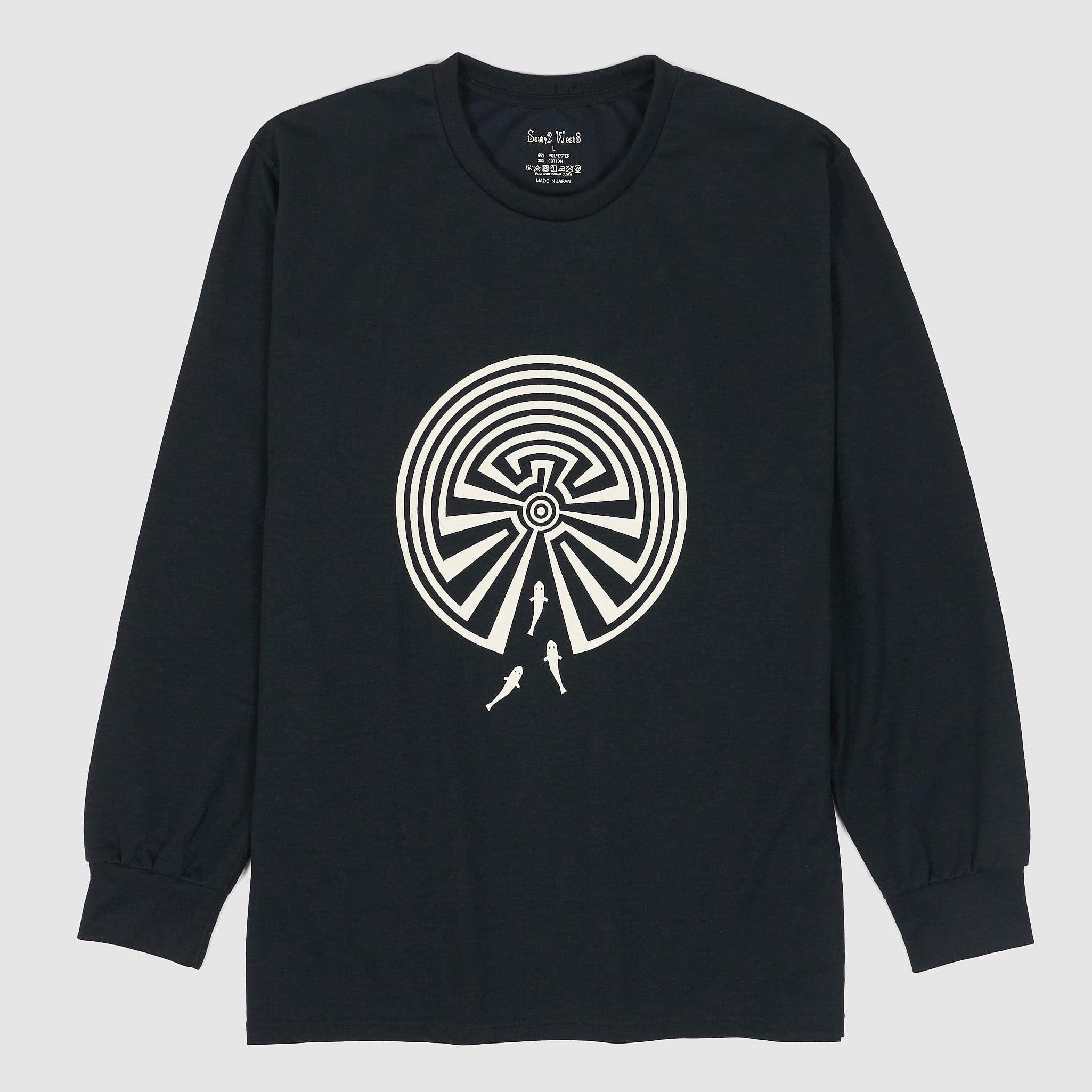 Maze Long Sleeve Crew Neck t-Shirt
