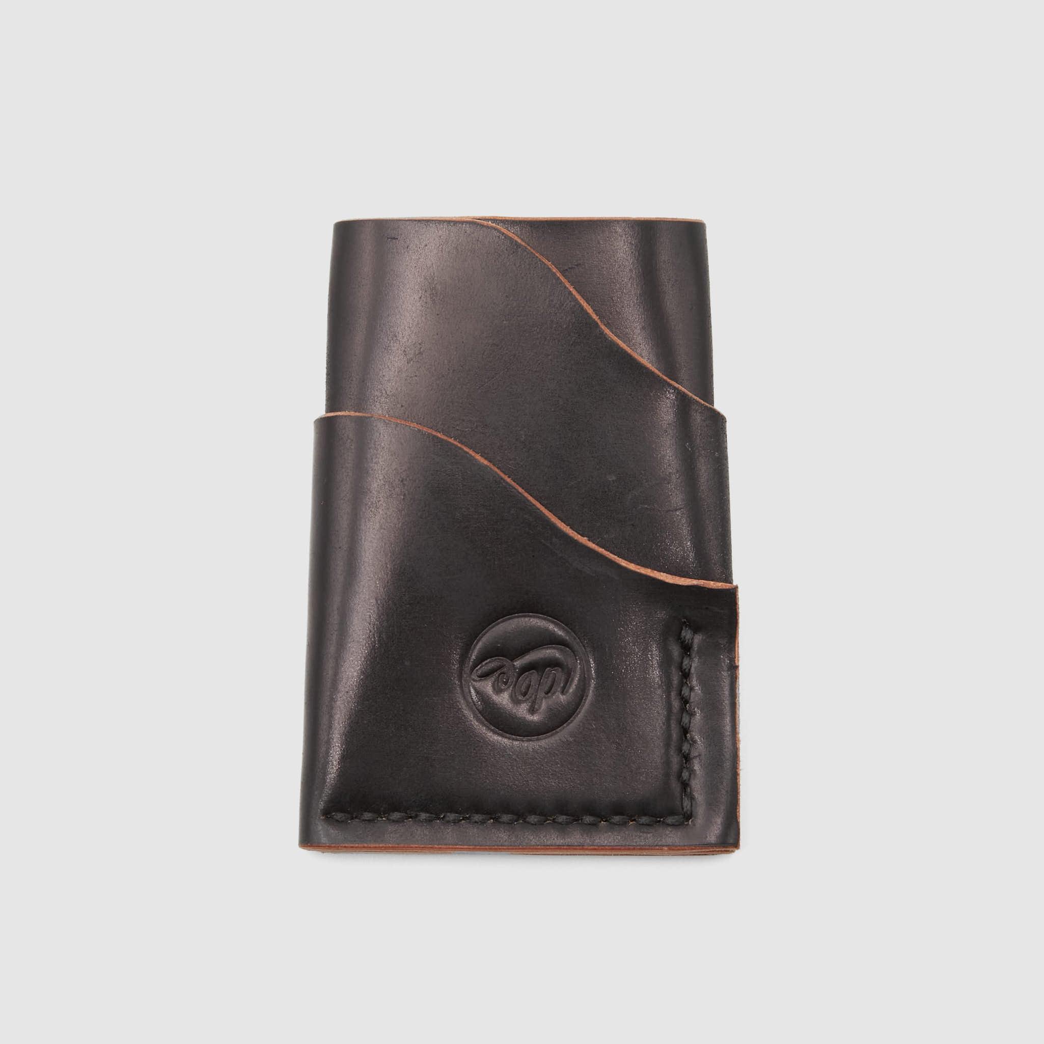 Shell Cordovan Leather Card Holder