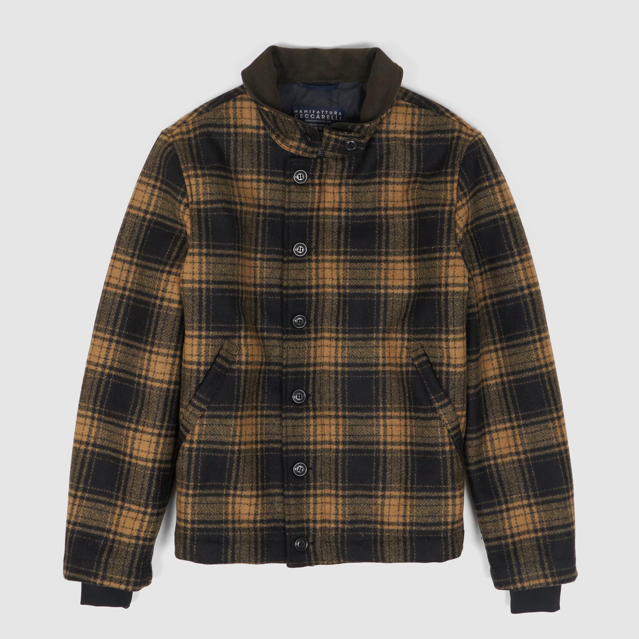 Wool Plaid N-1 Deck Jacket