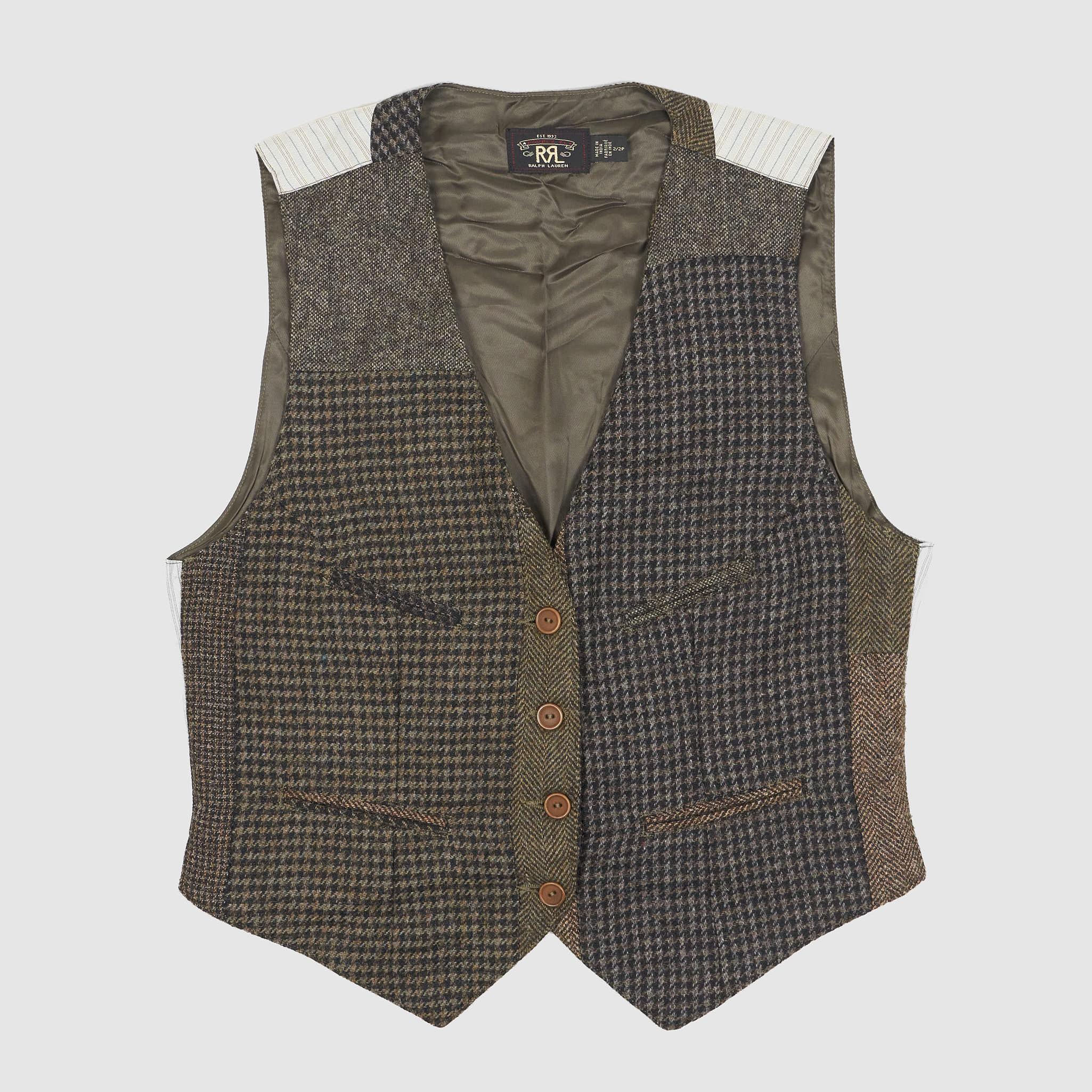 Ladies Lined Tweed Vest