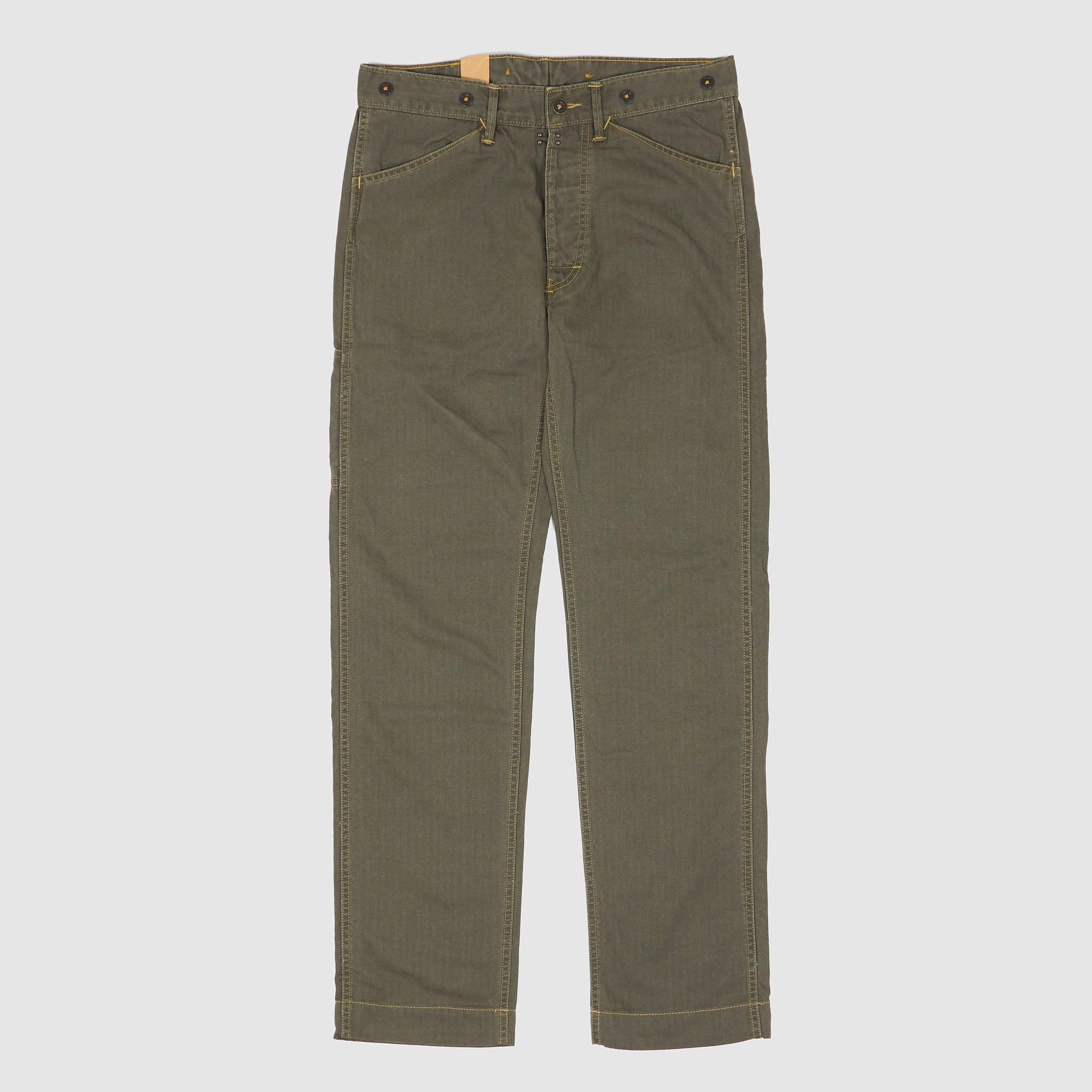 Flat Front Pocket Work Pants