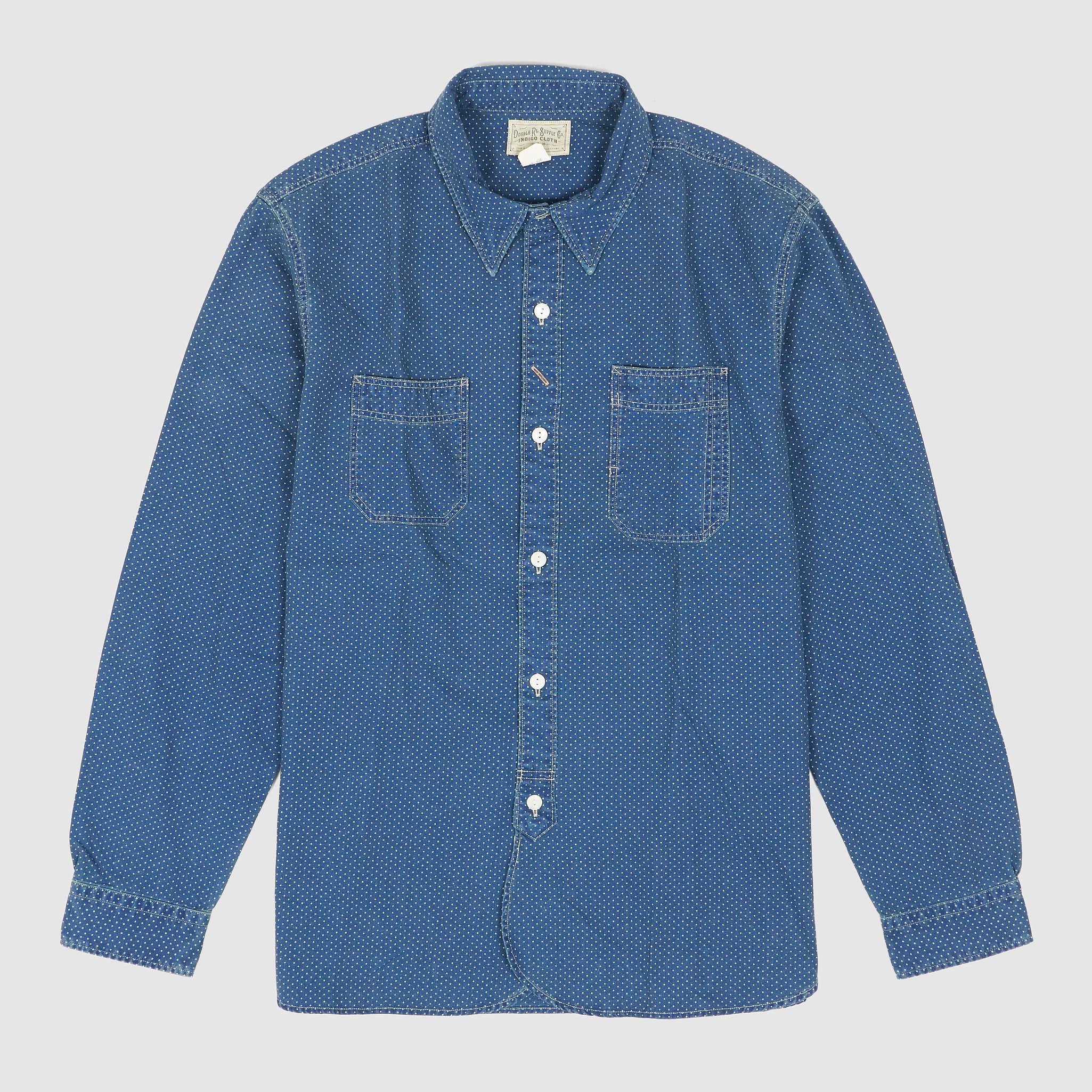 Indigo Woven Work Shirt