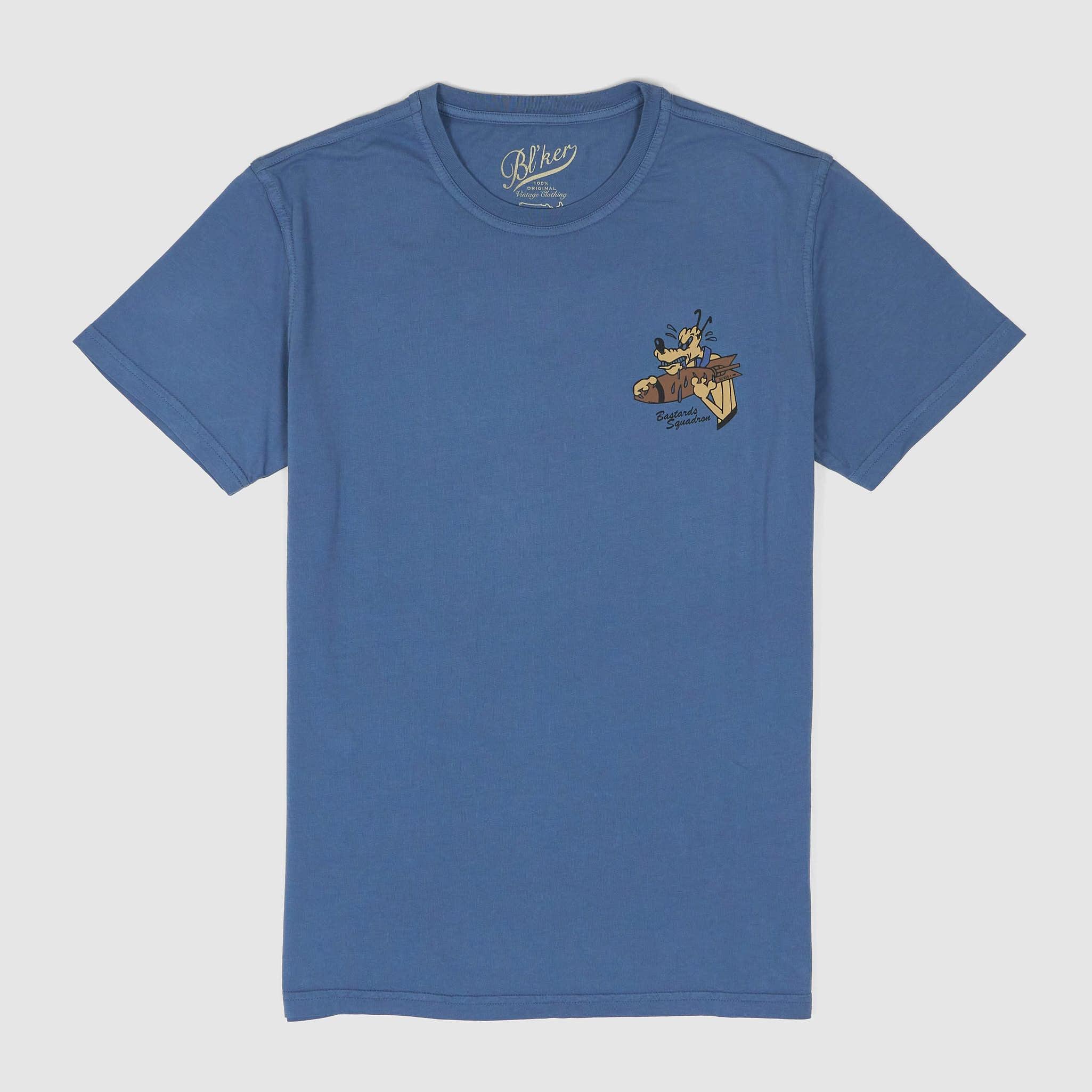 Short Sleeve Crew Neck Flying Dogs T-Shirt