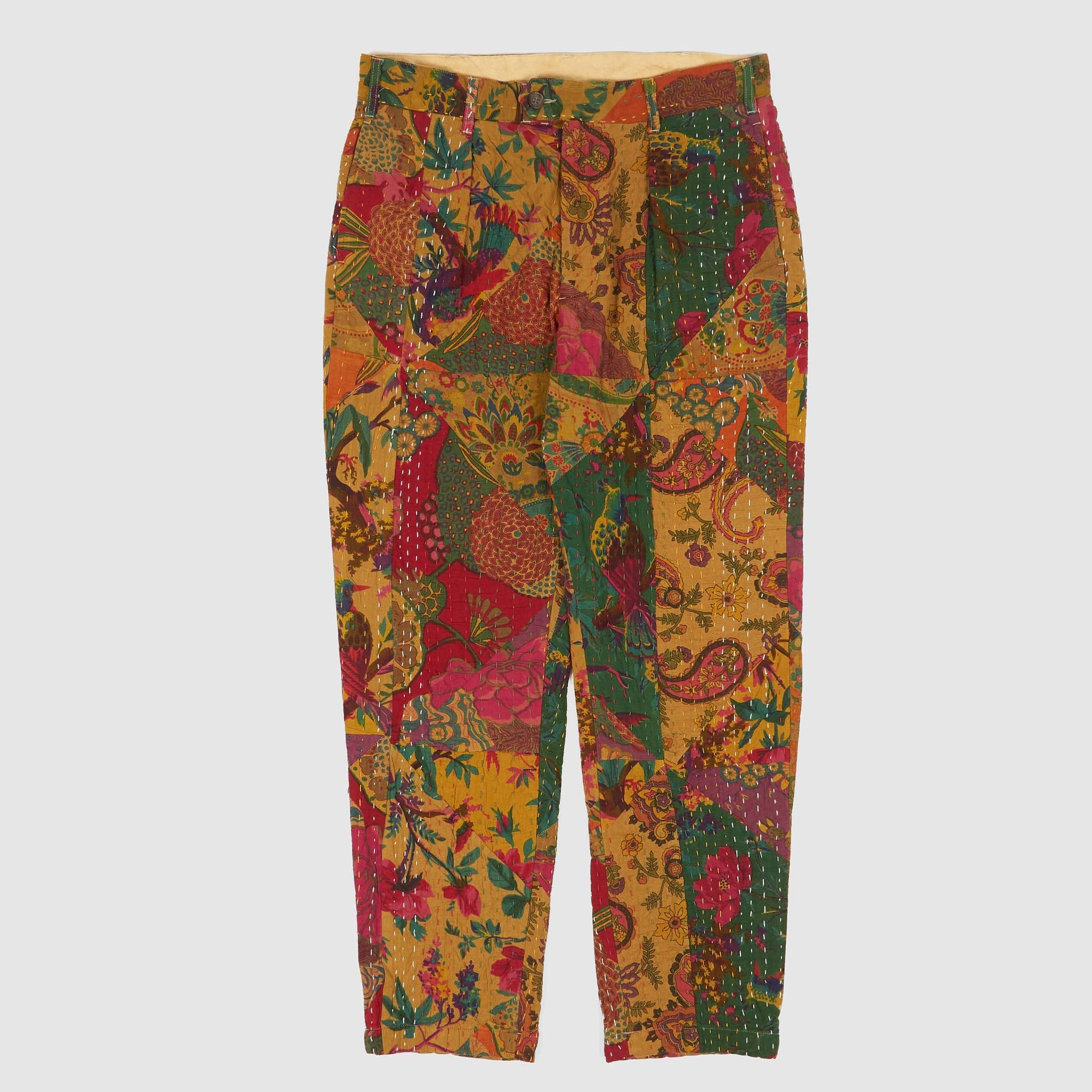 Nepenthes Engineered Garment Quilted Patchwork Handstich Chino