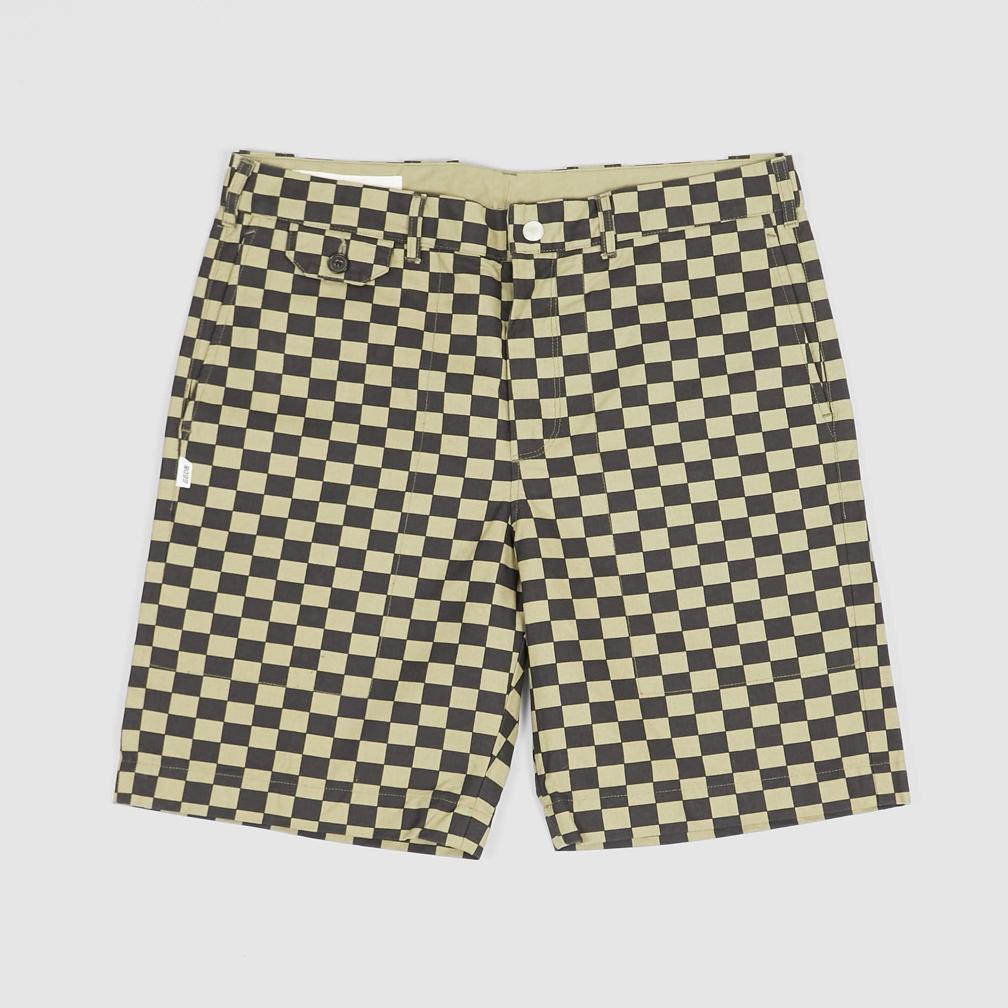 Checkered Bermuda Shorts