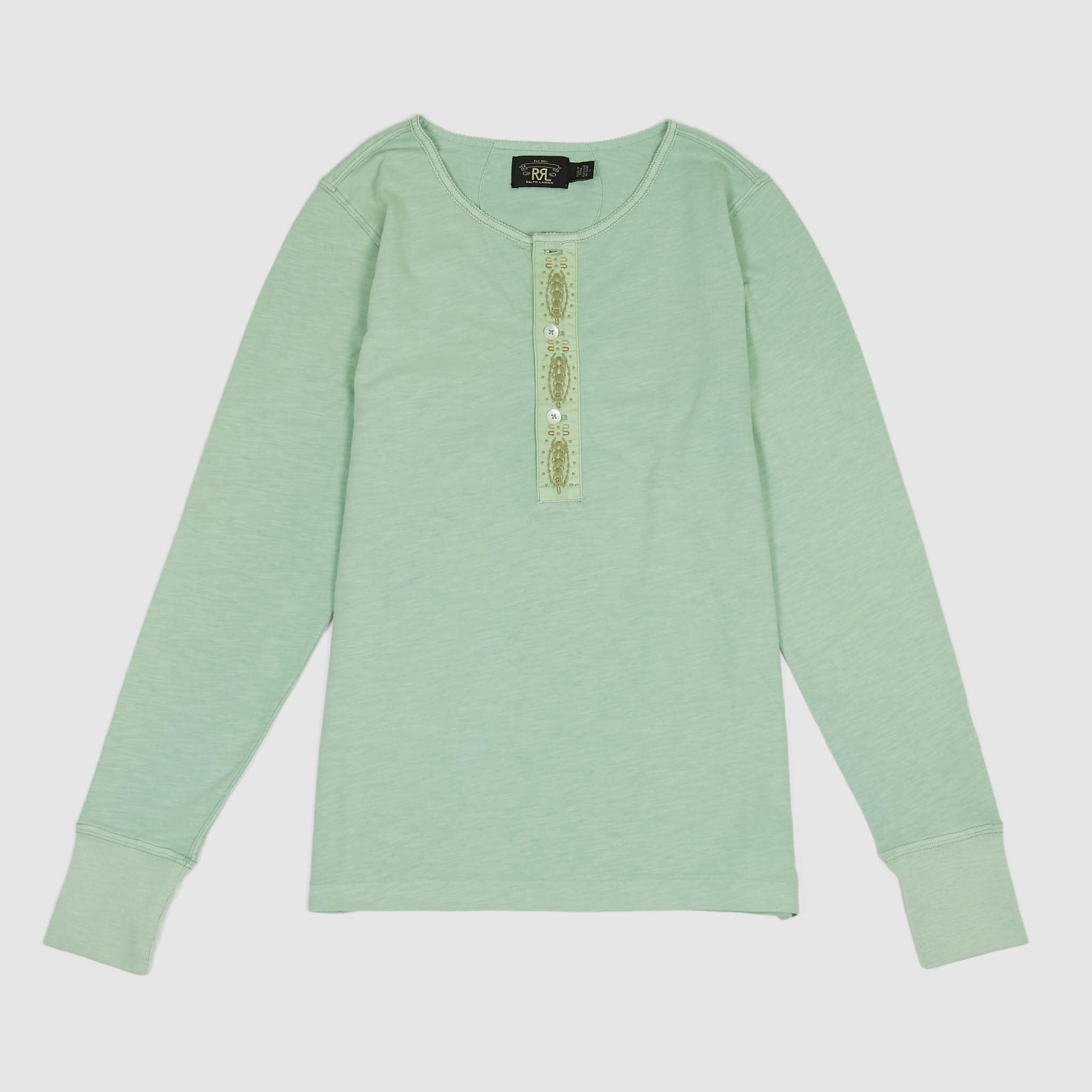 Ladies Long Sleeve Henley Shirt