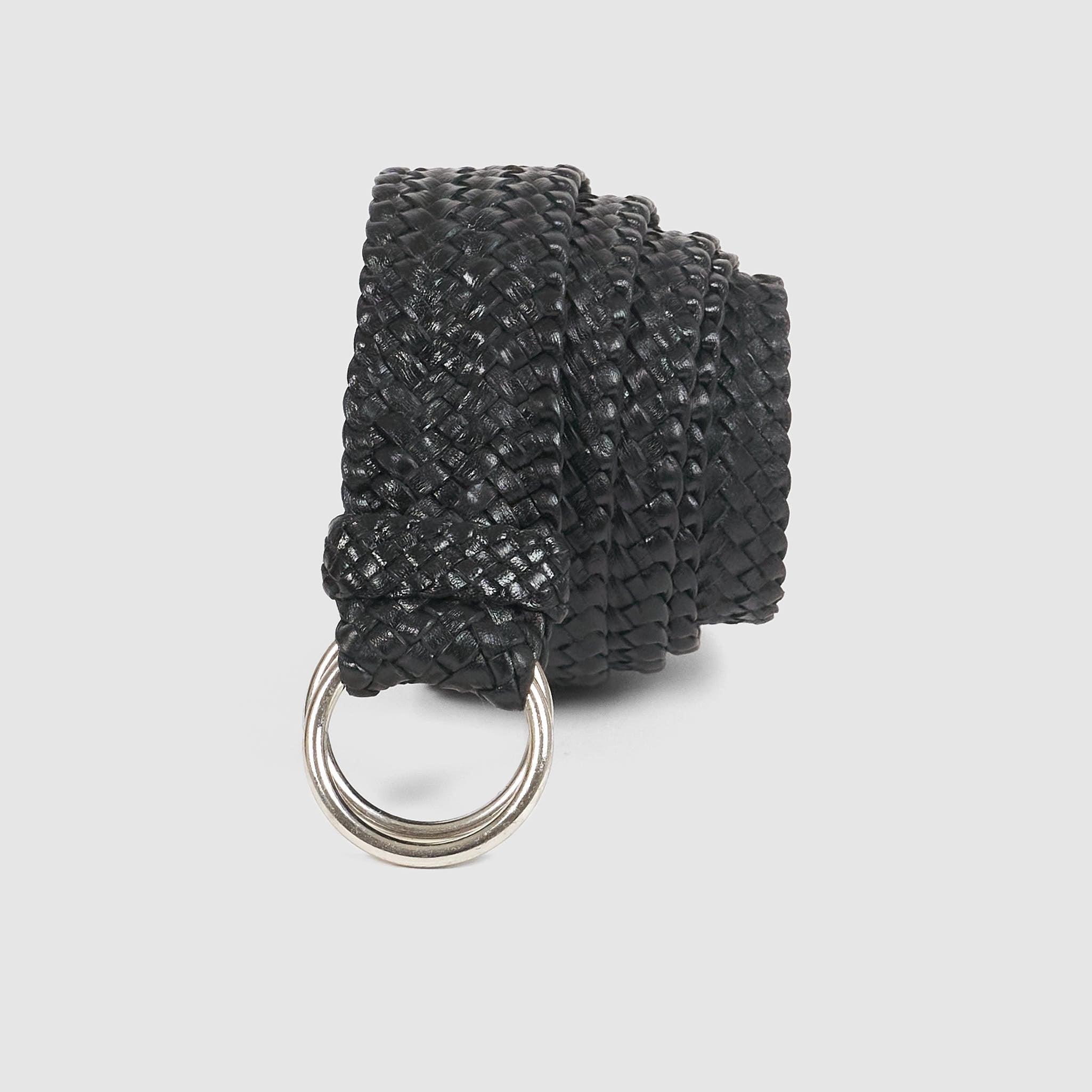 Braided Kangaroo Leather Belt