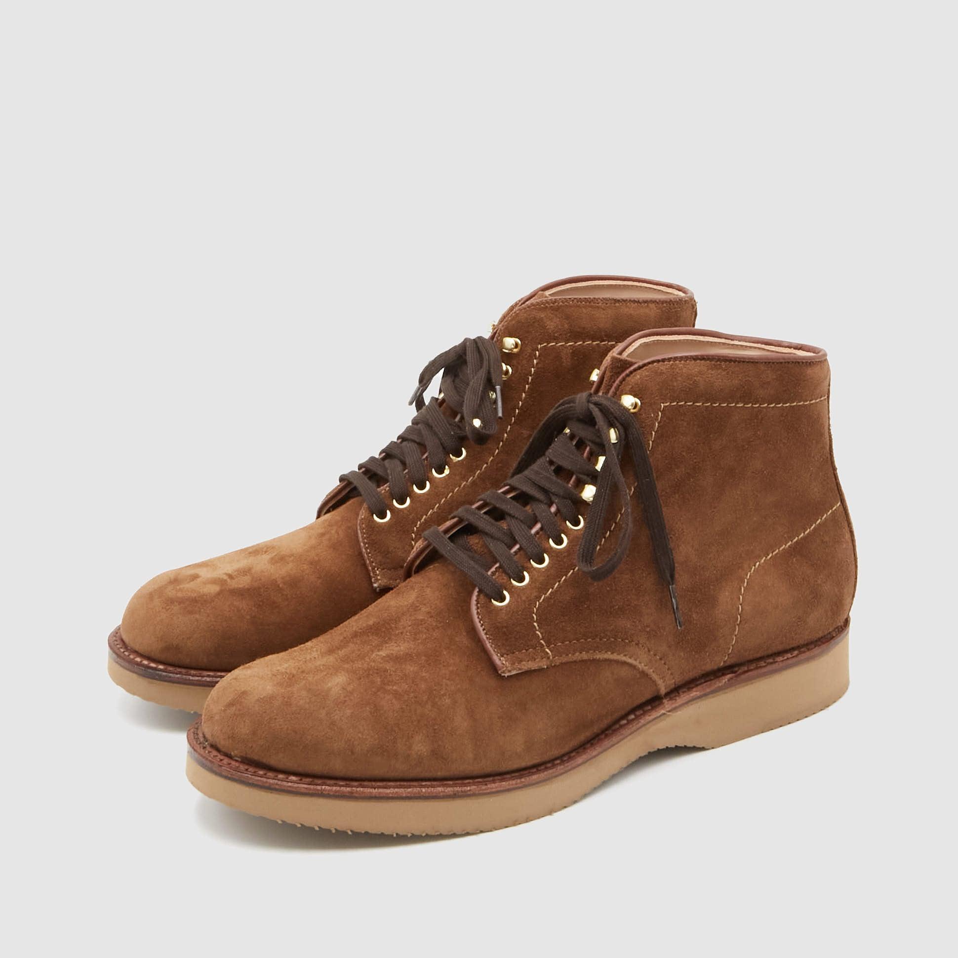 Alden Snuff Suede Lined Lace Up Boot