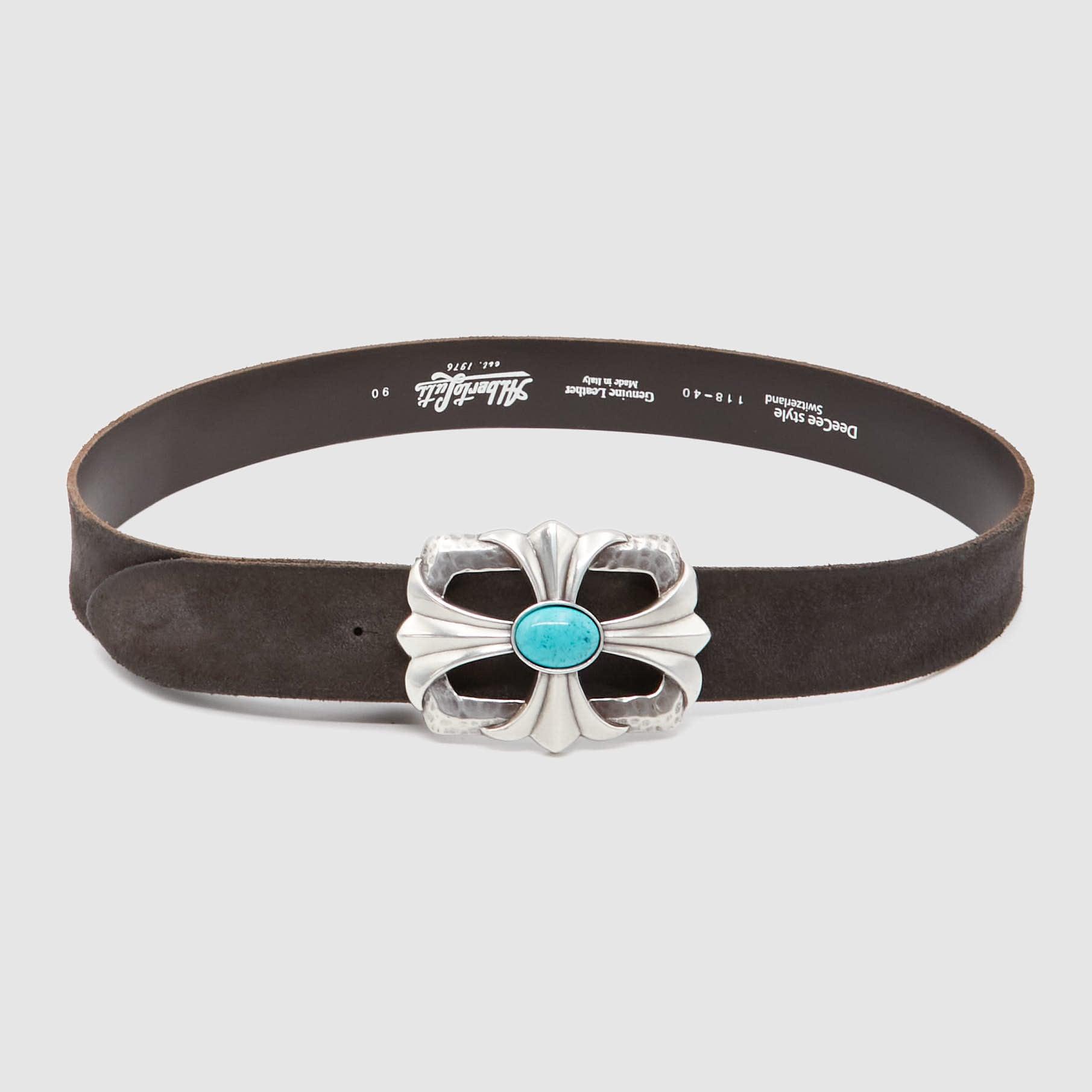 DeeCee style x Alberto Luti Unisex Western Belt with Big Buckle