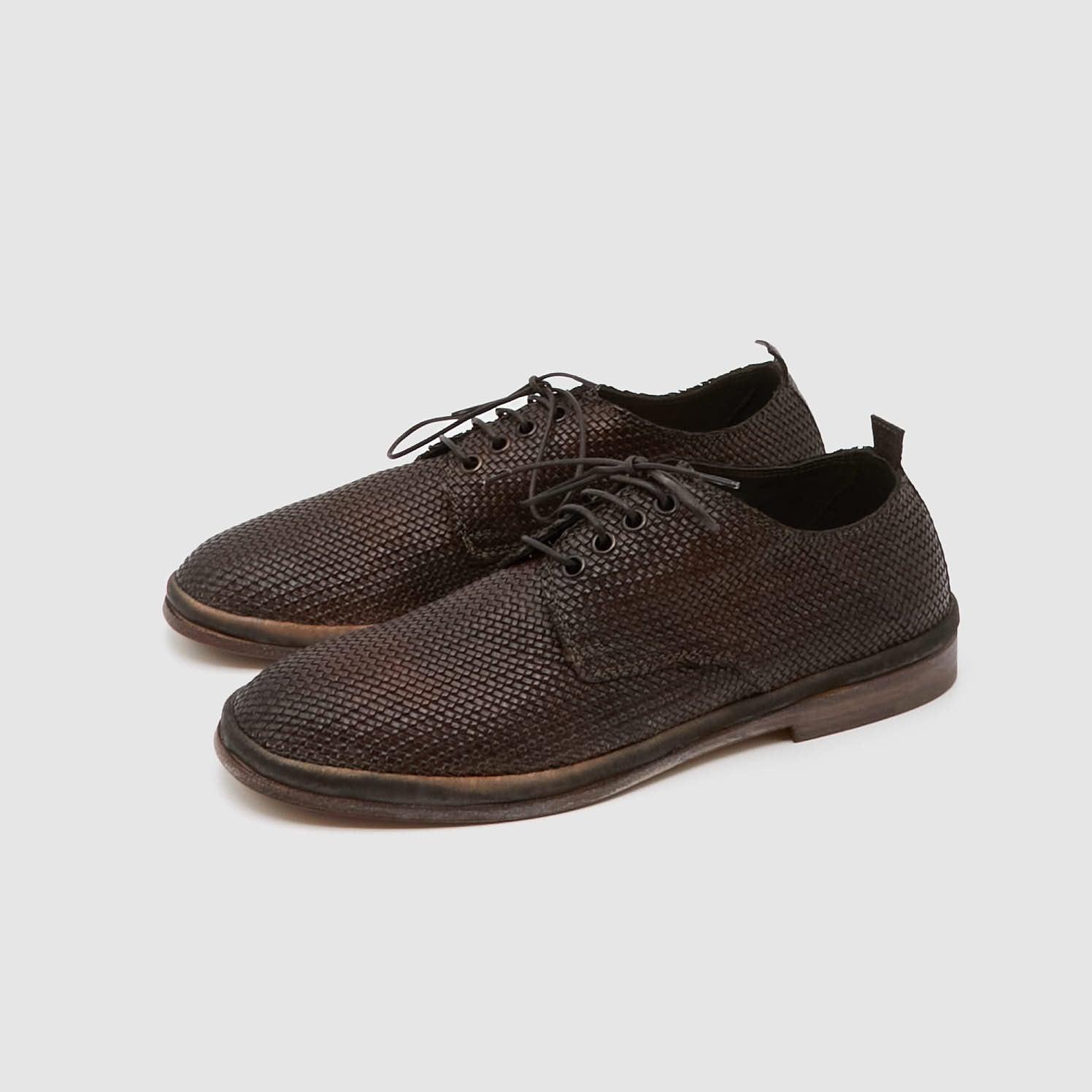 Ladies Braided Intreccio Derby Shoes