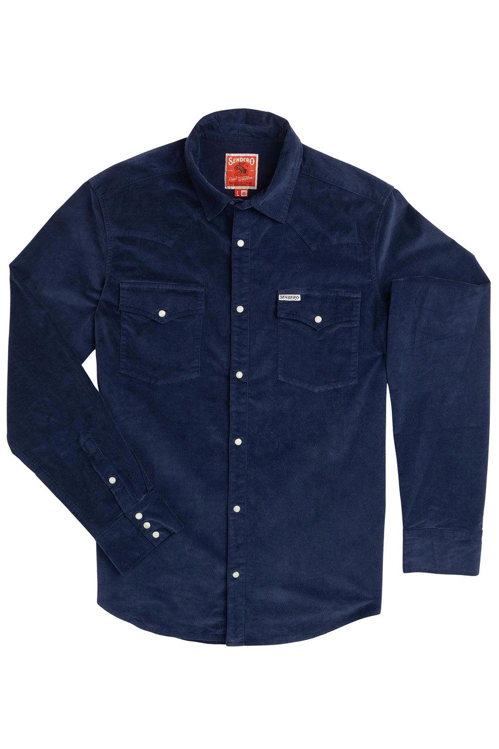Wyatt Pearl Snap Cord Long Sleeve