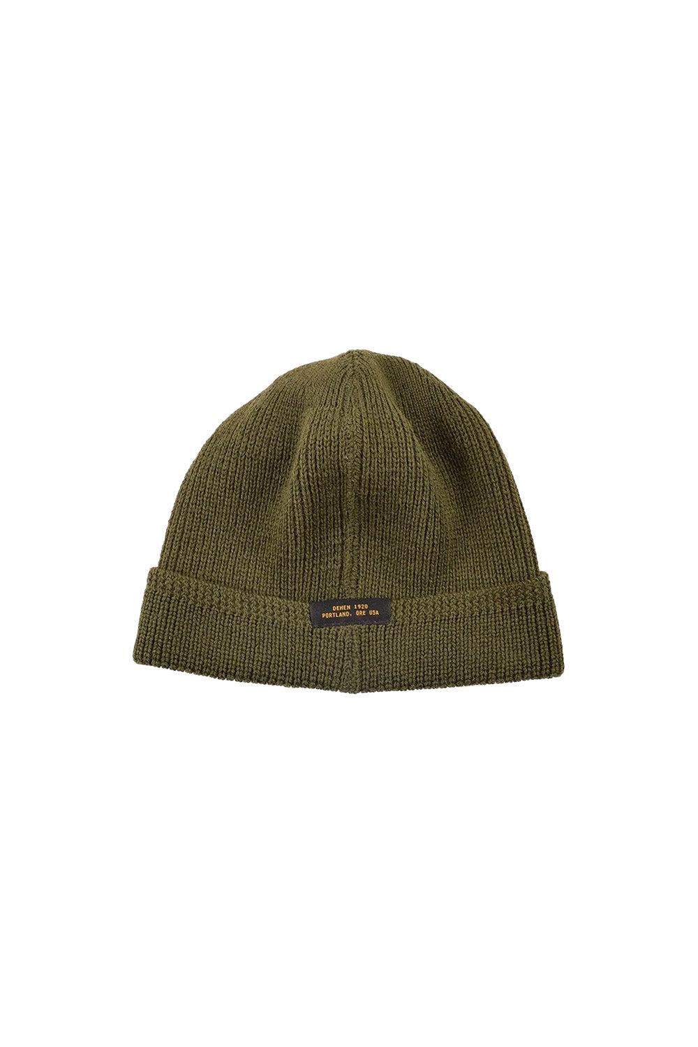 Dehen Knitting Company WOOL KNIT WATCH CAP Loden