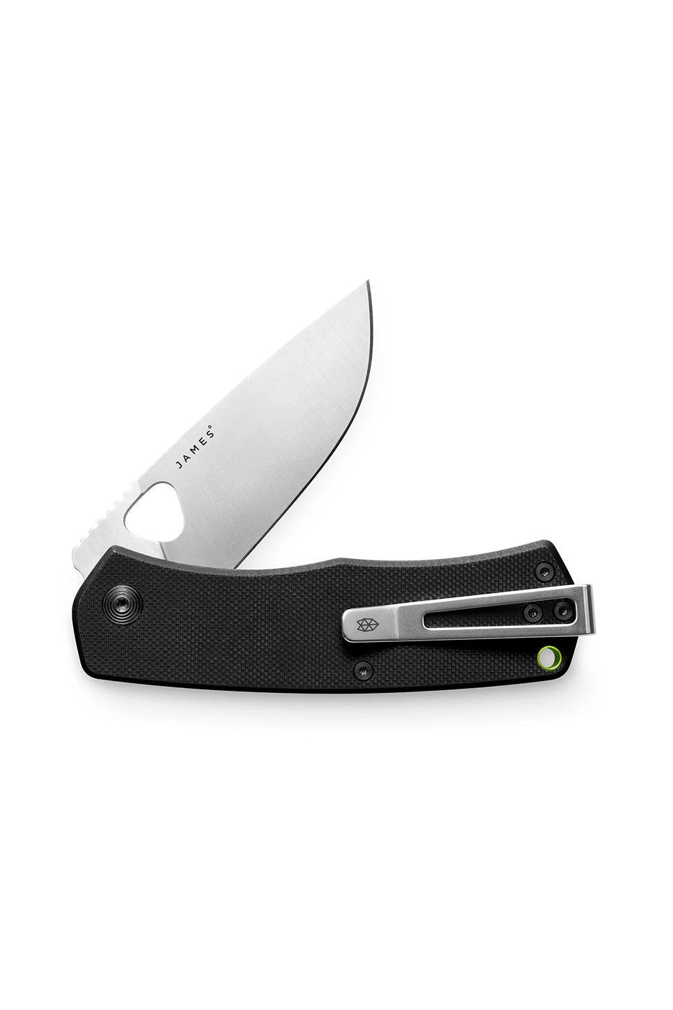 THE FOLSOM KNIFE Black/Stainless Straight