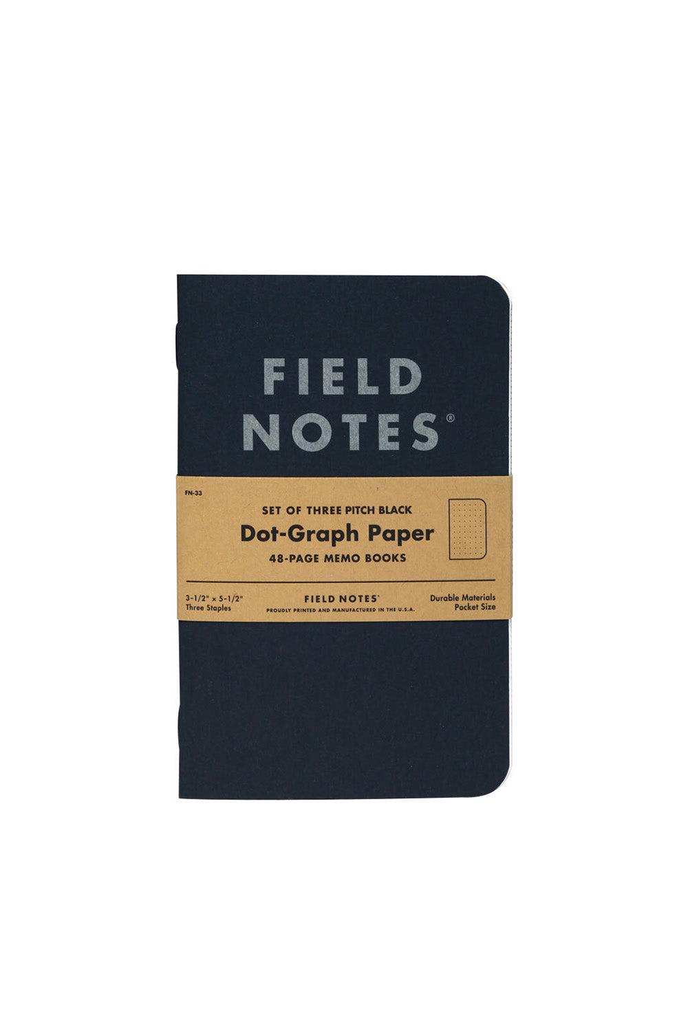 PITCH BLACK MEMO 3-PACK - DOT GRAPH