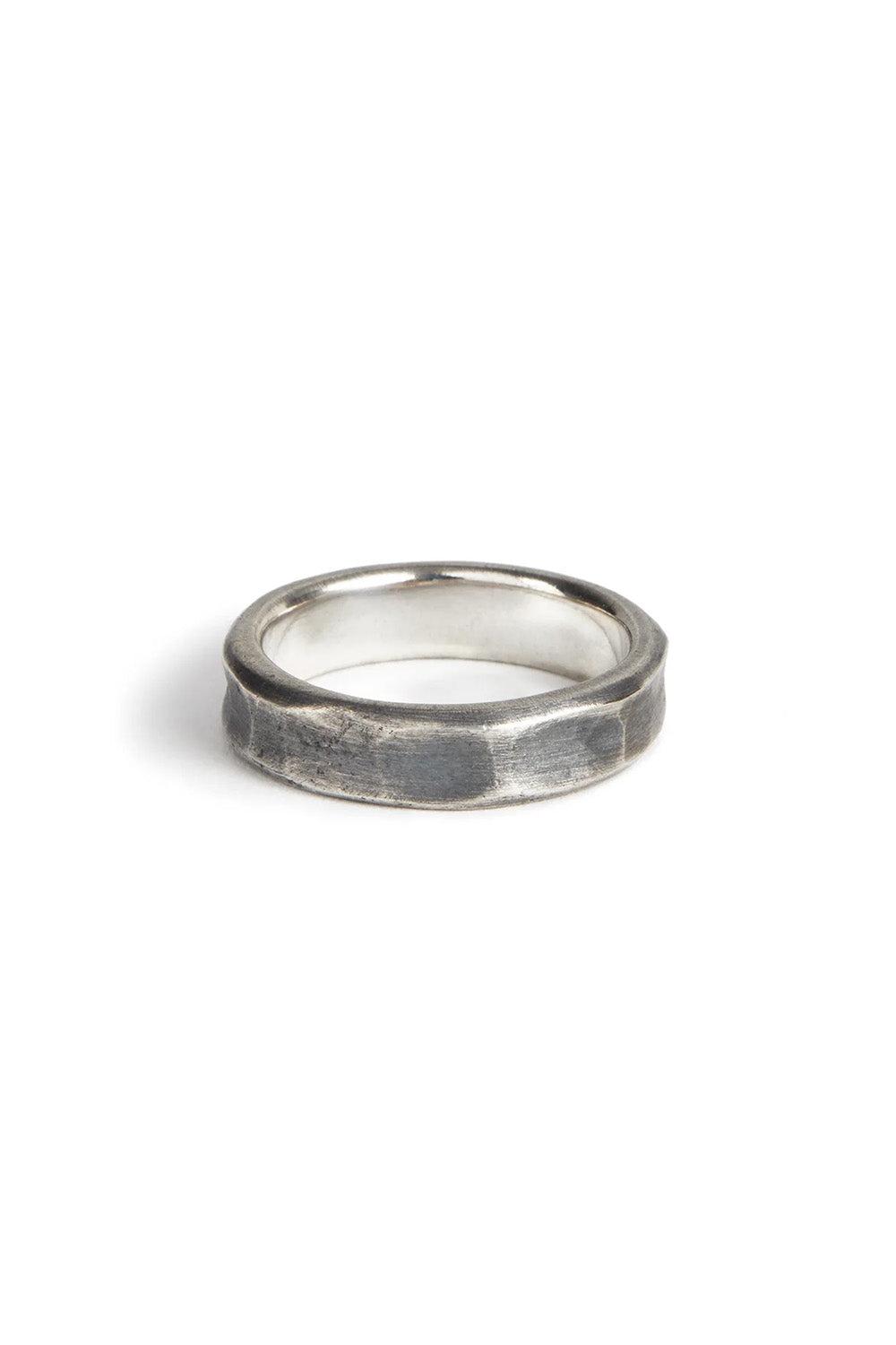 Studebaker Metals TRENCH RING Sterling Silver Work Patina