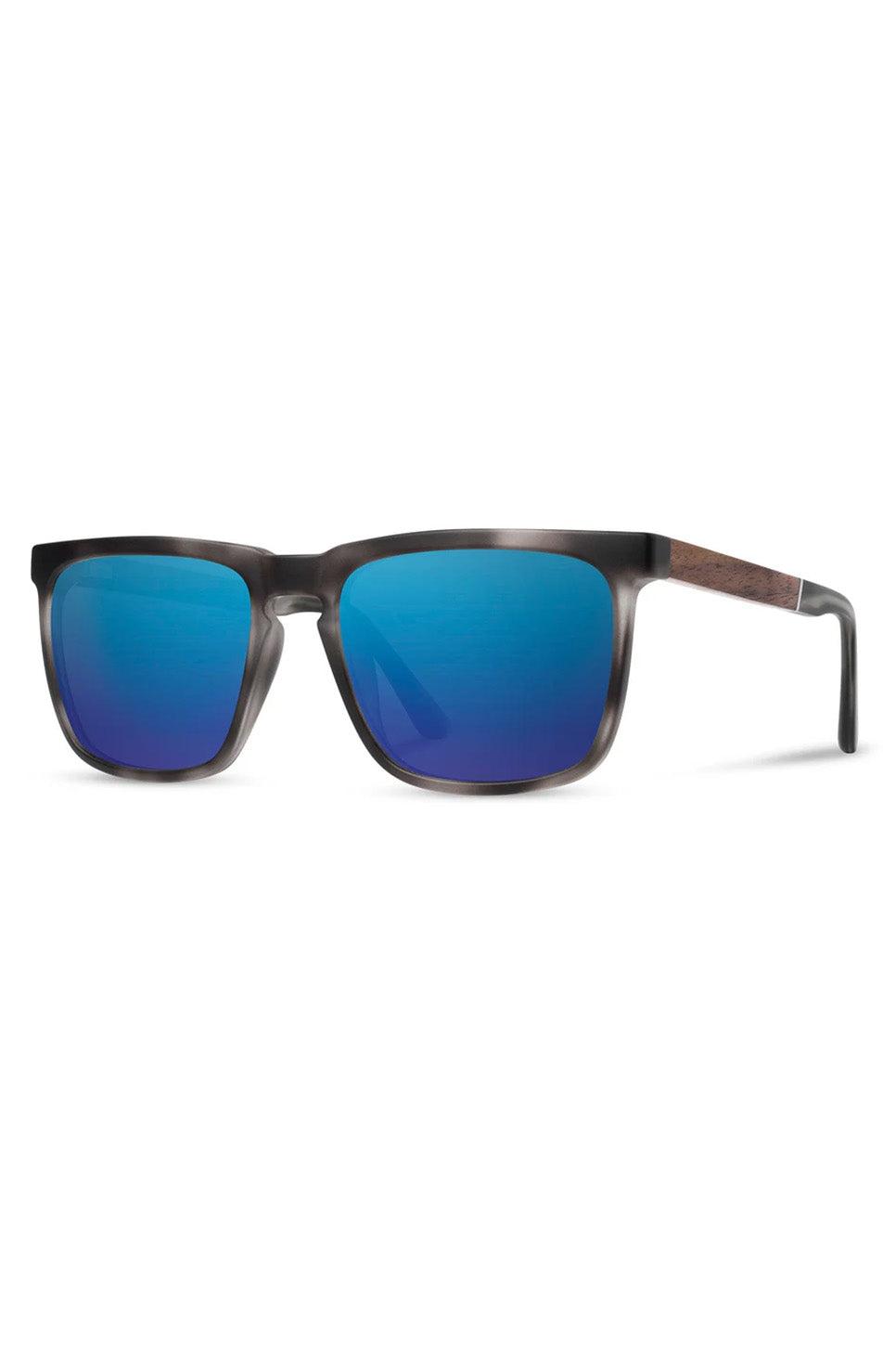 RIDGE Matte Pearl Grey/Walnut/HD+ Blue Flash Polar