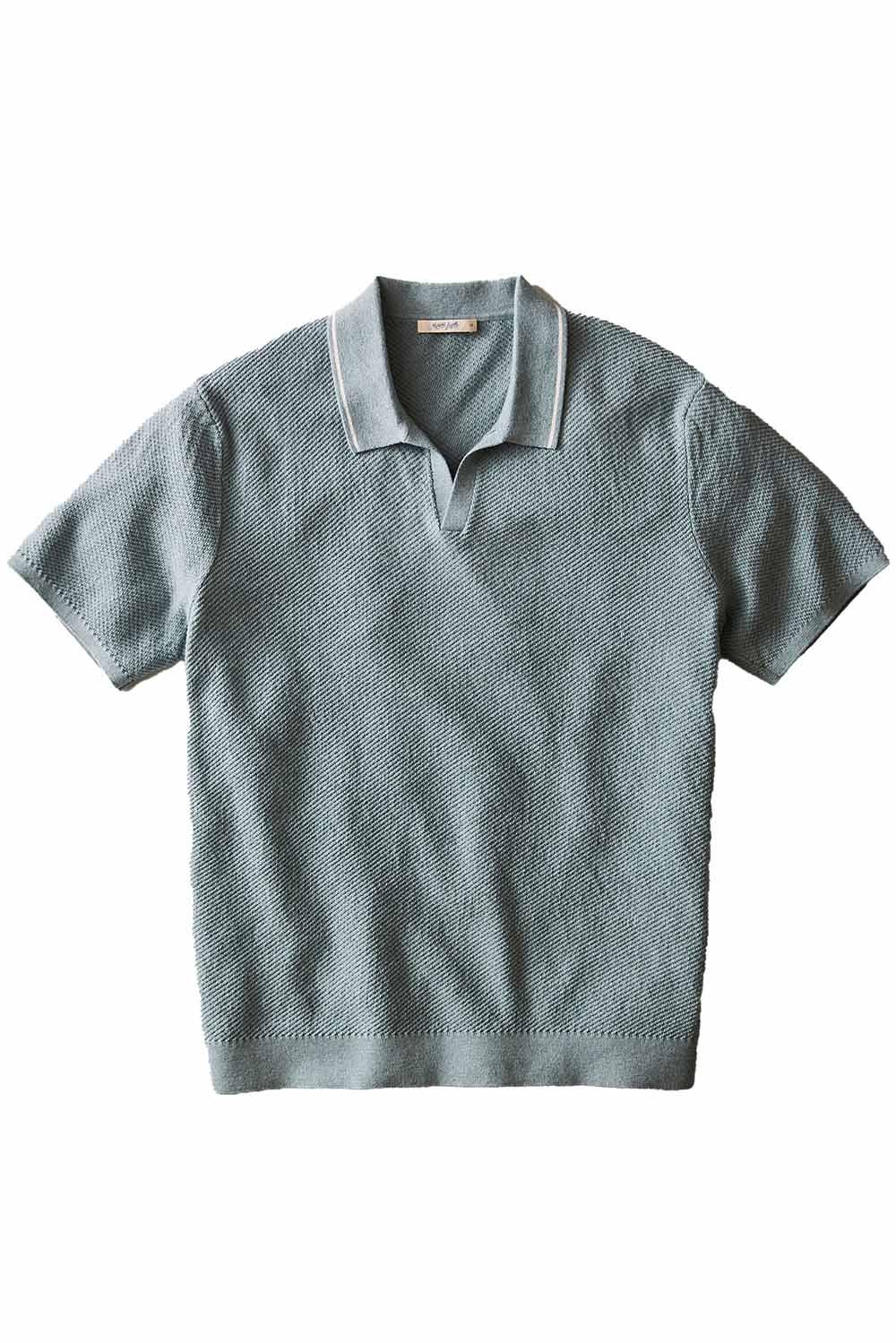 GREYSON SWEATER POLO Slate