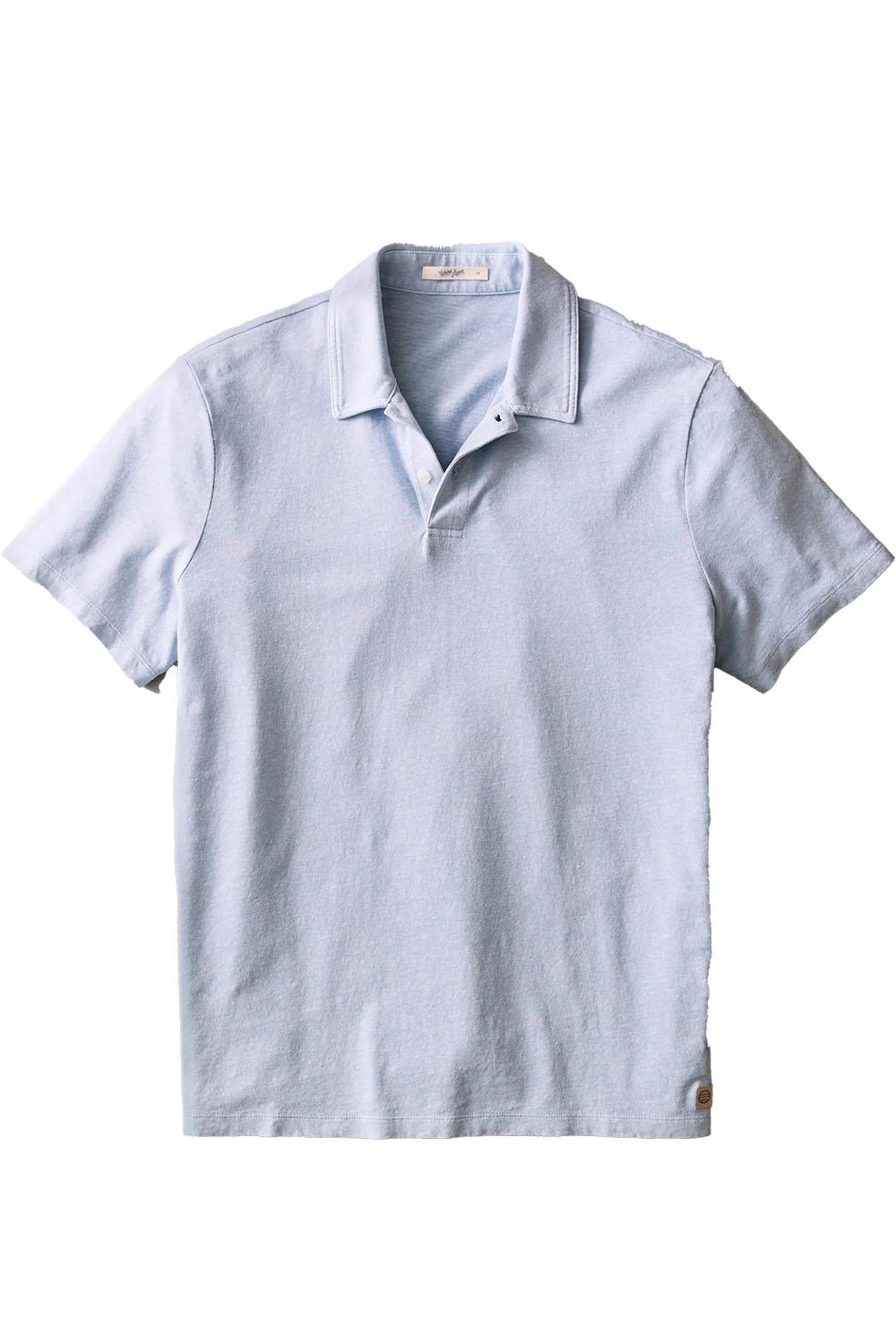 HEMP RESORT POLO Soft Chambray