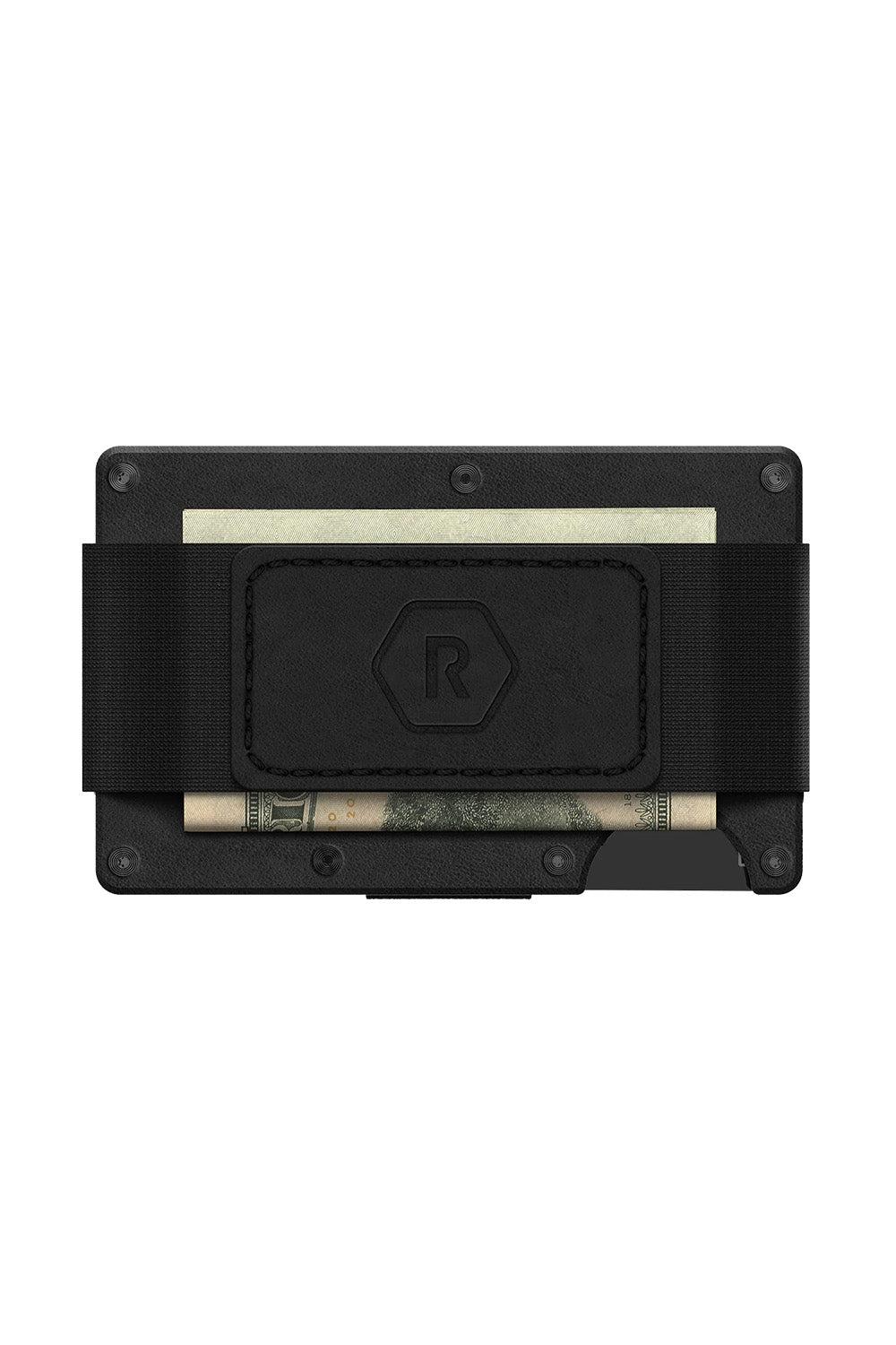 LEATHER CASH STRAP Midnight Black