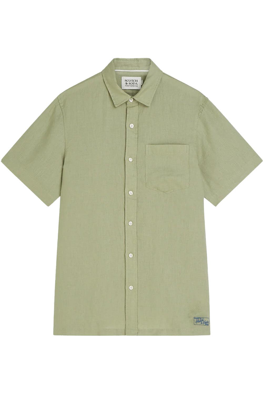 LINEN SS Oil Green