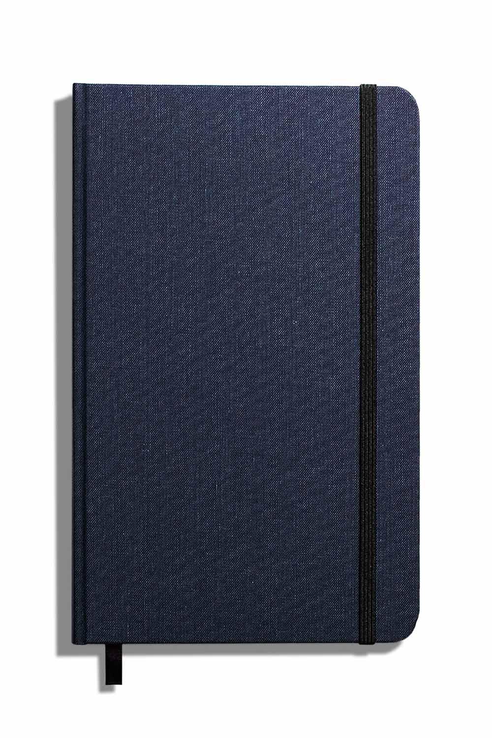 Medium Hard Ruled Journal Navy