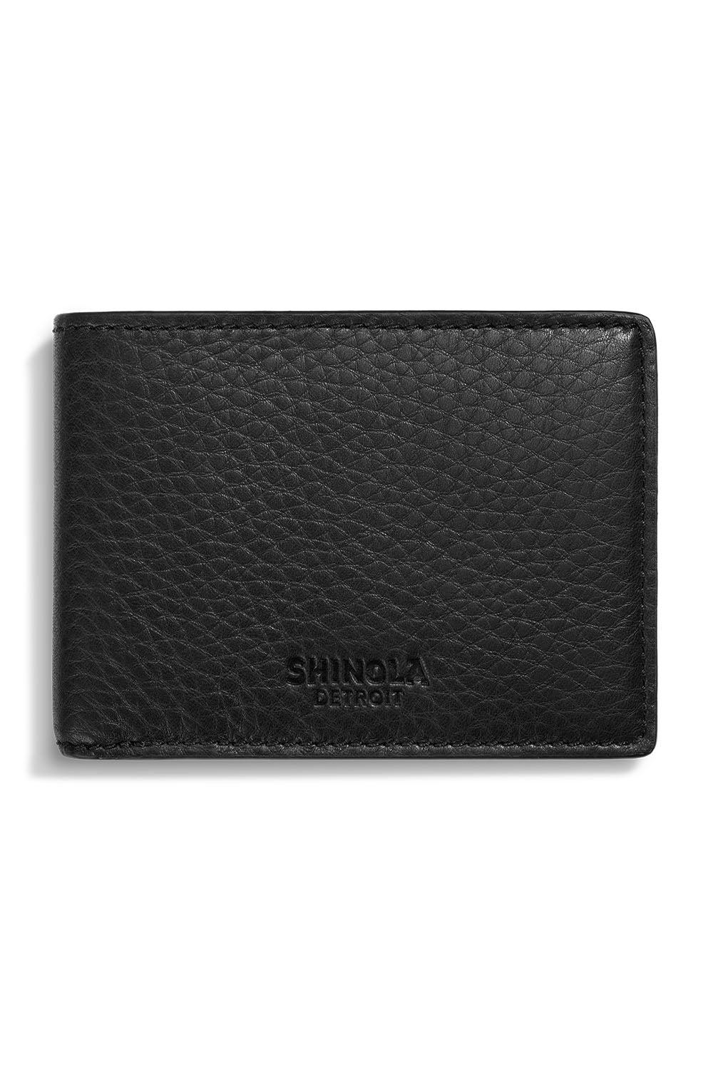 Slim Bifold Natural Grain Black