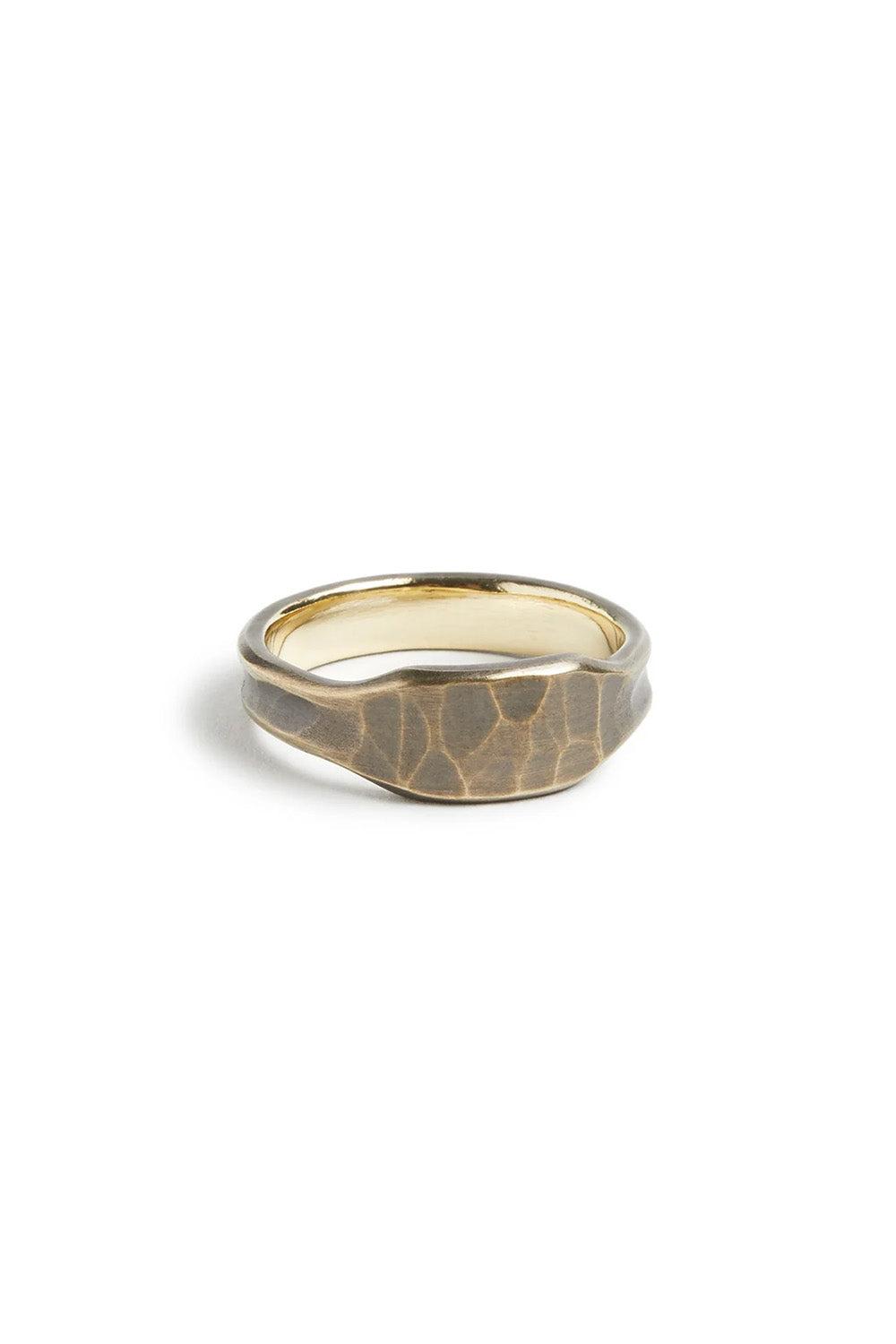 ID RING - BRASS WORK PATINA
