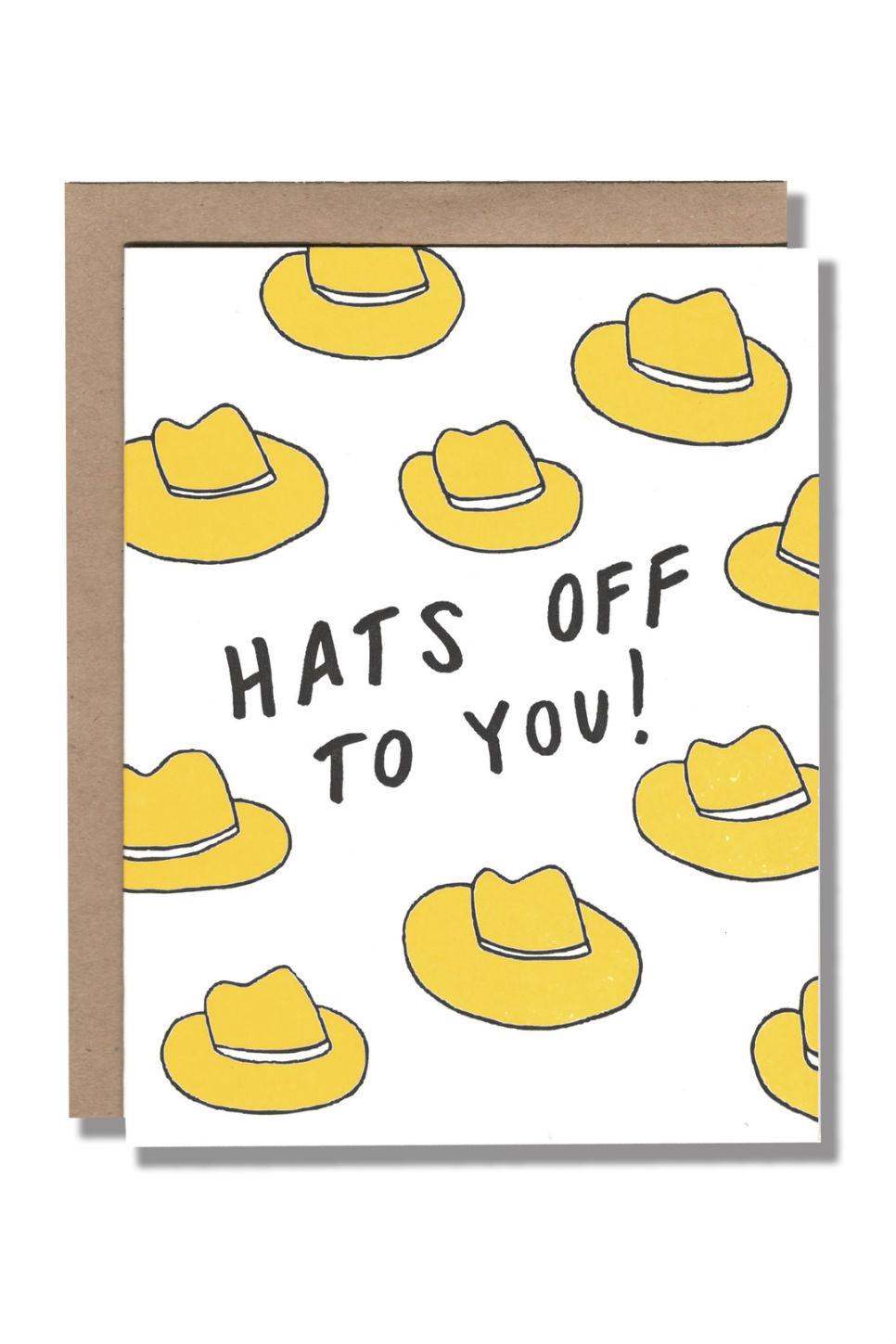 Hats Off Card