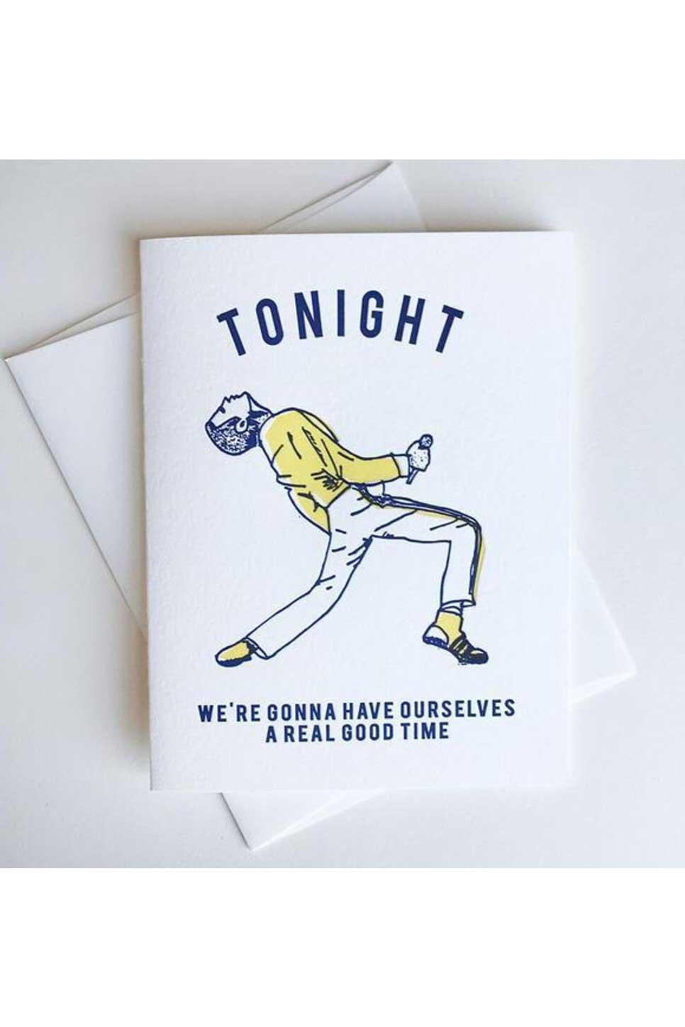 Freddie Mercury Tonight Card