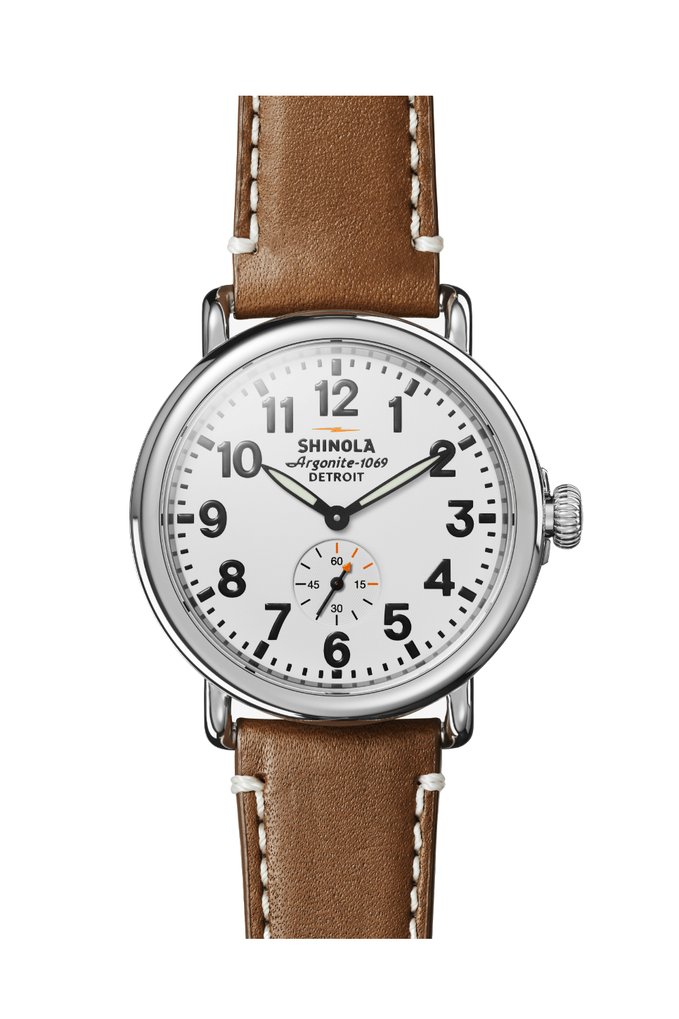 RUNWELL 41mm - WHITE/BROWN