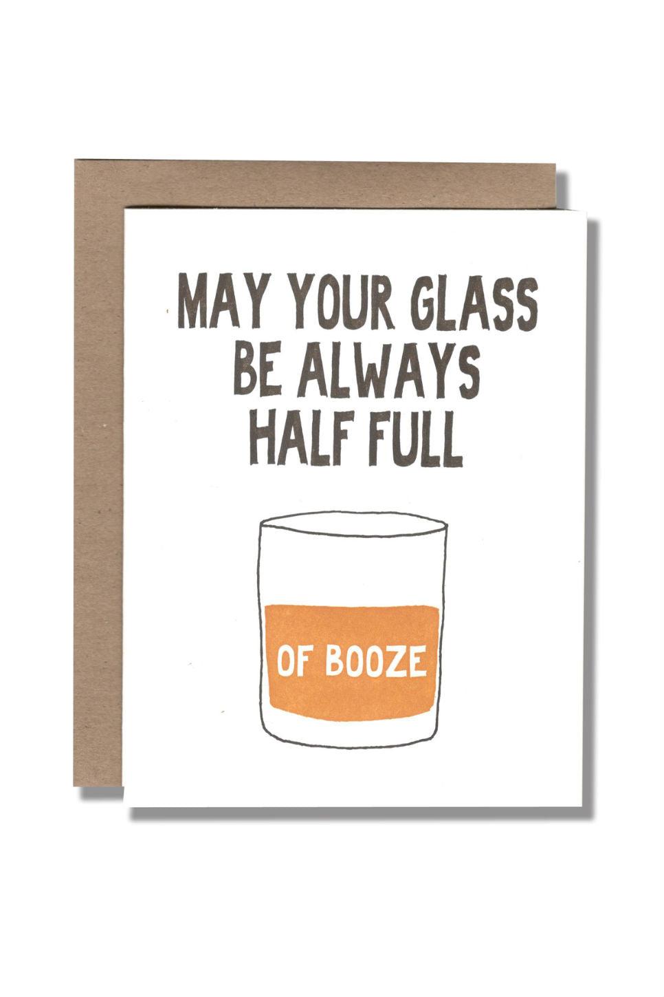 Glass Half Full Card