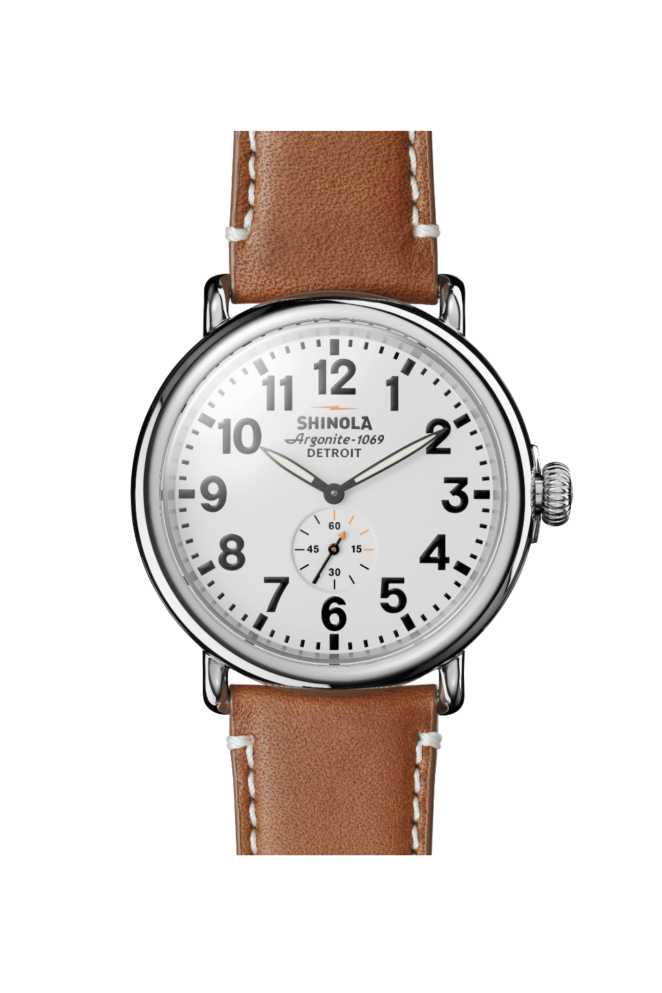 RUNWELL 47mm - WHITE/BROWN