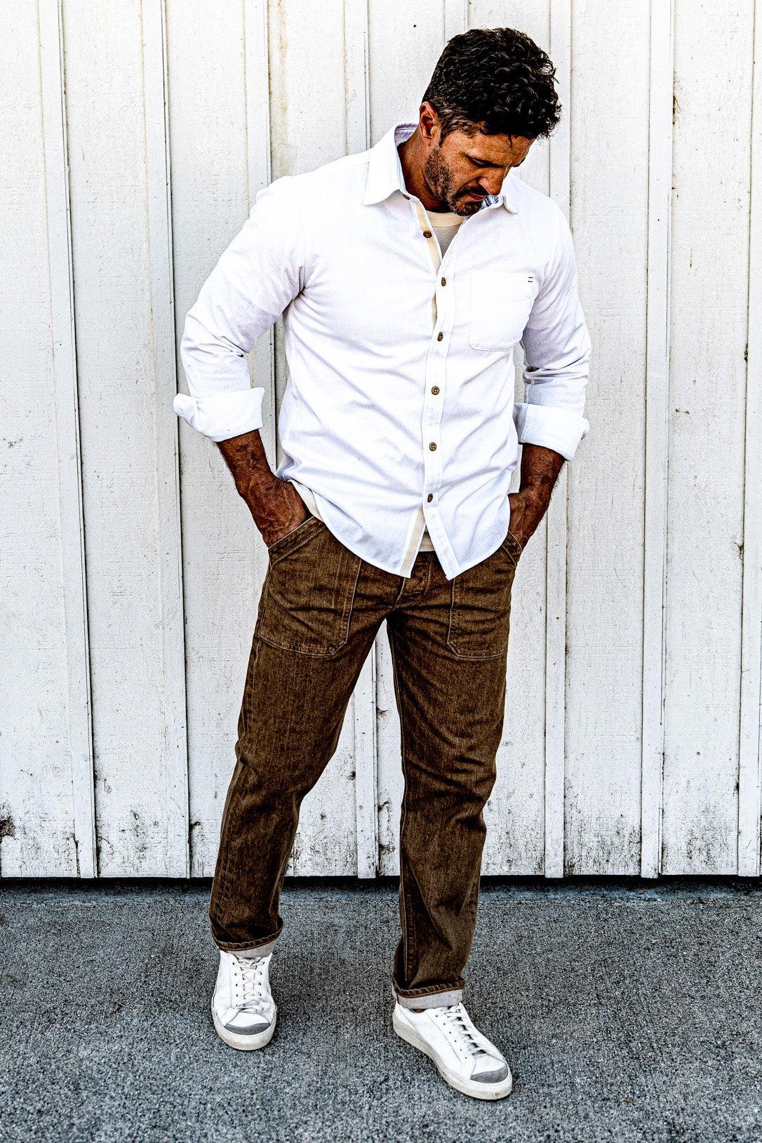 Scout Jean | Denim Military Pant - Wheat