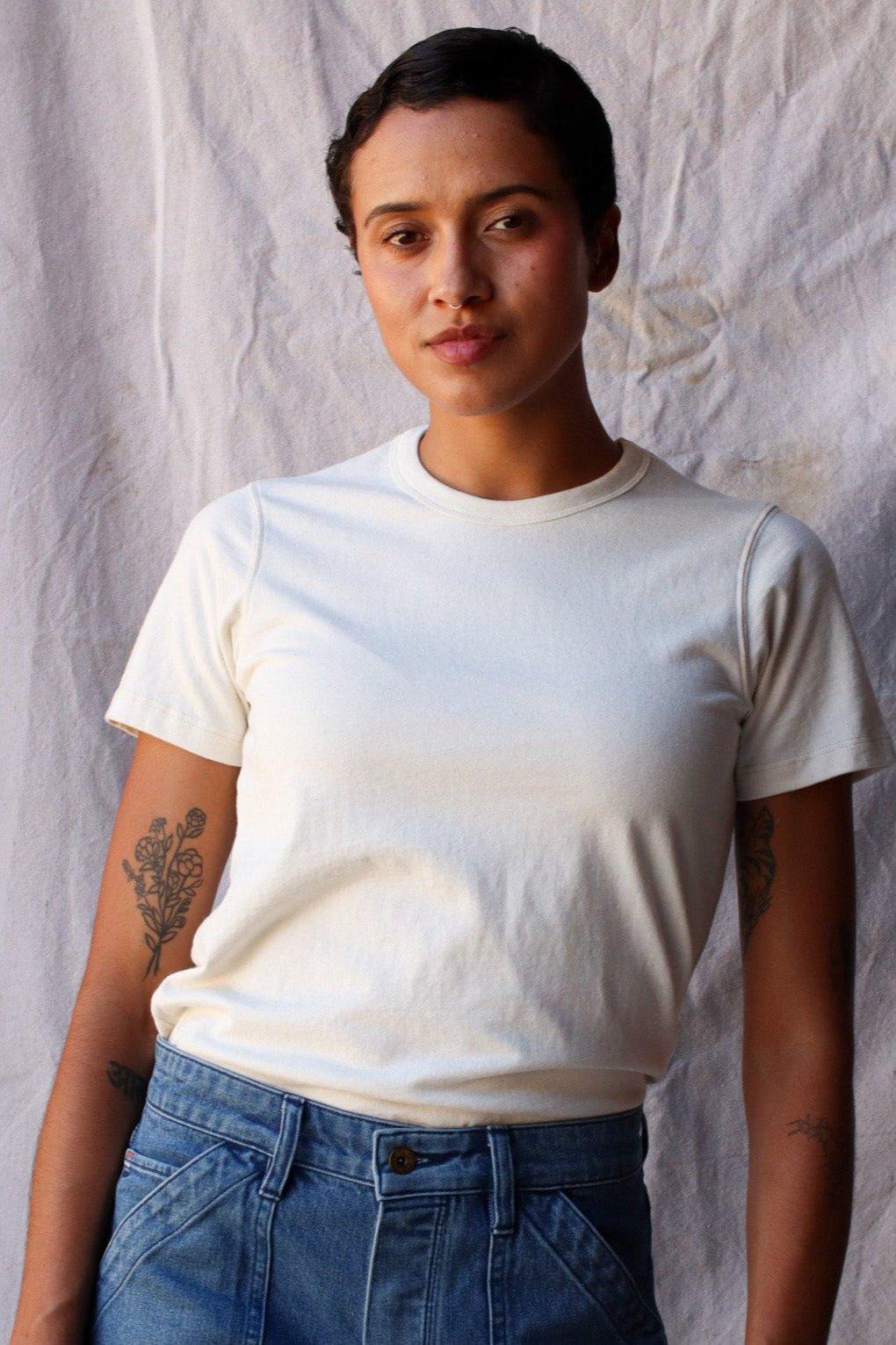 Women | Bolinas Tee | Heavyweight 8oz 100% Cotton - Natural
