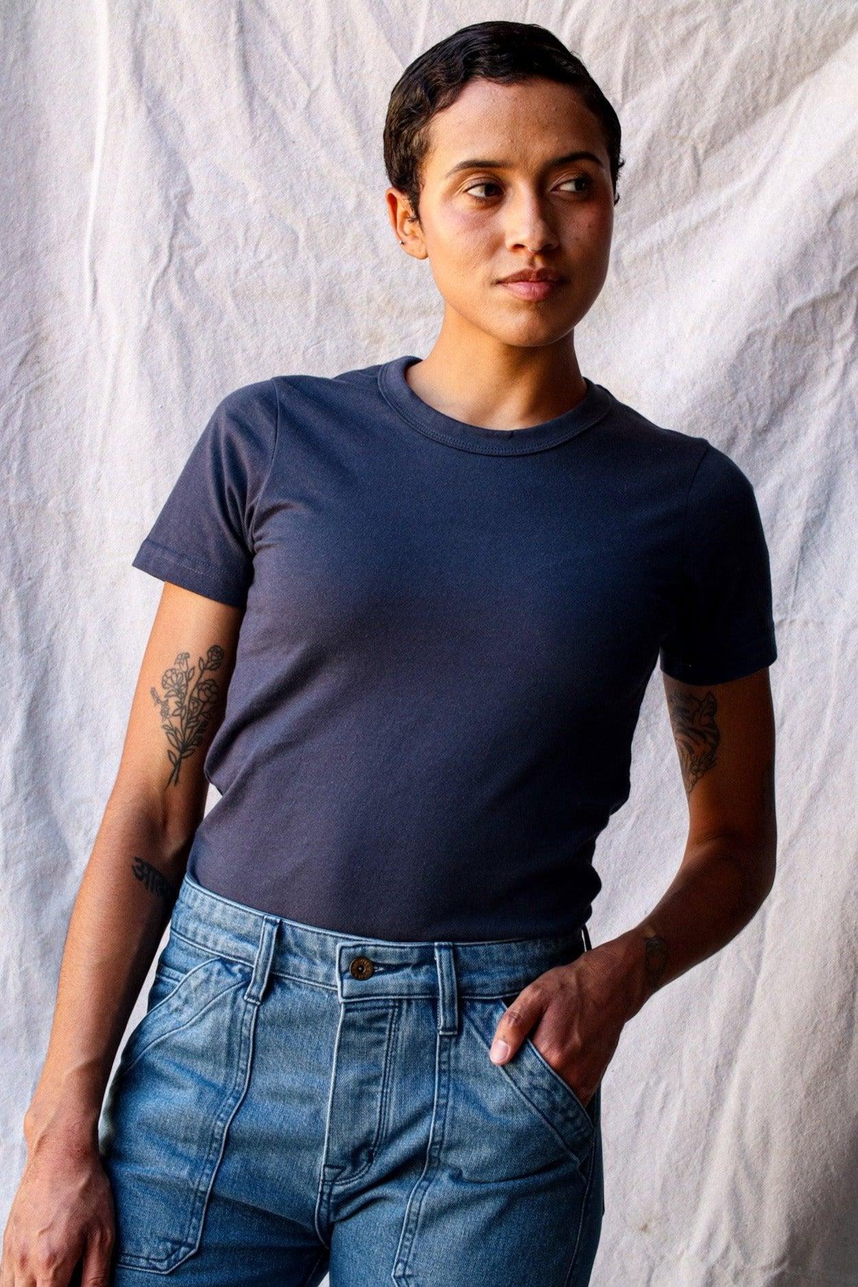 Women | Bolinas Tee Heavyweight | 8oz 100% Cotton - Polar