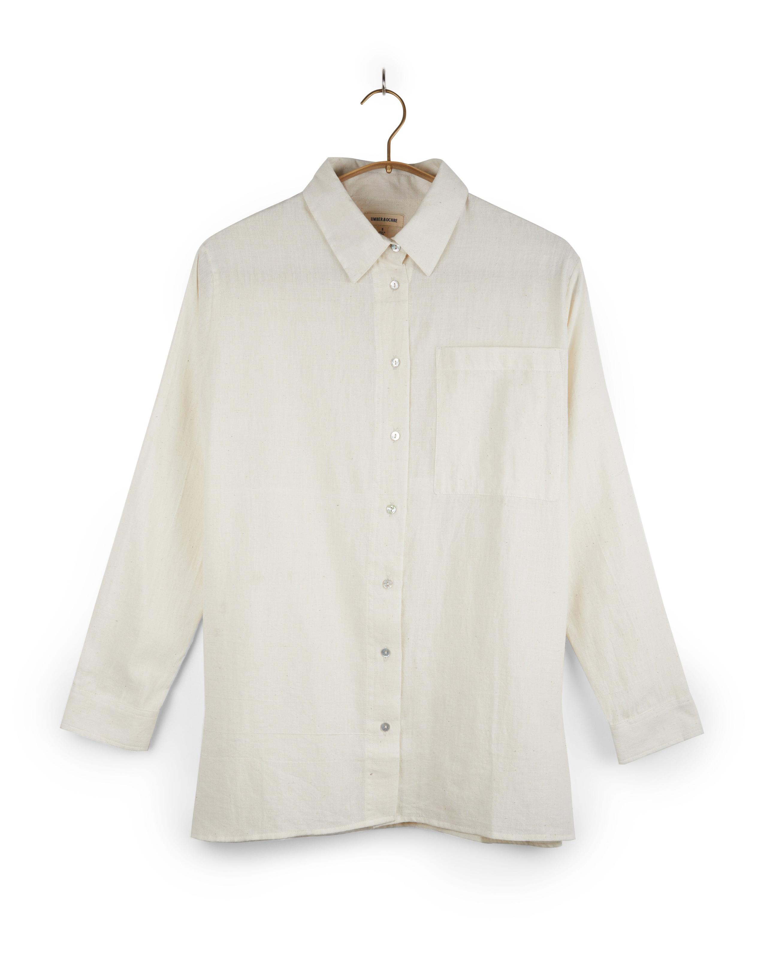 MITRA SHIRT COTTON GAUZE NATURAL