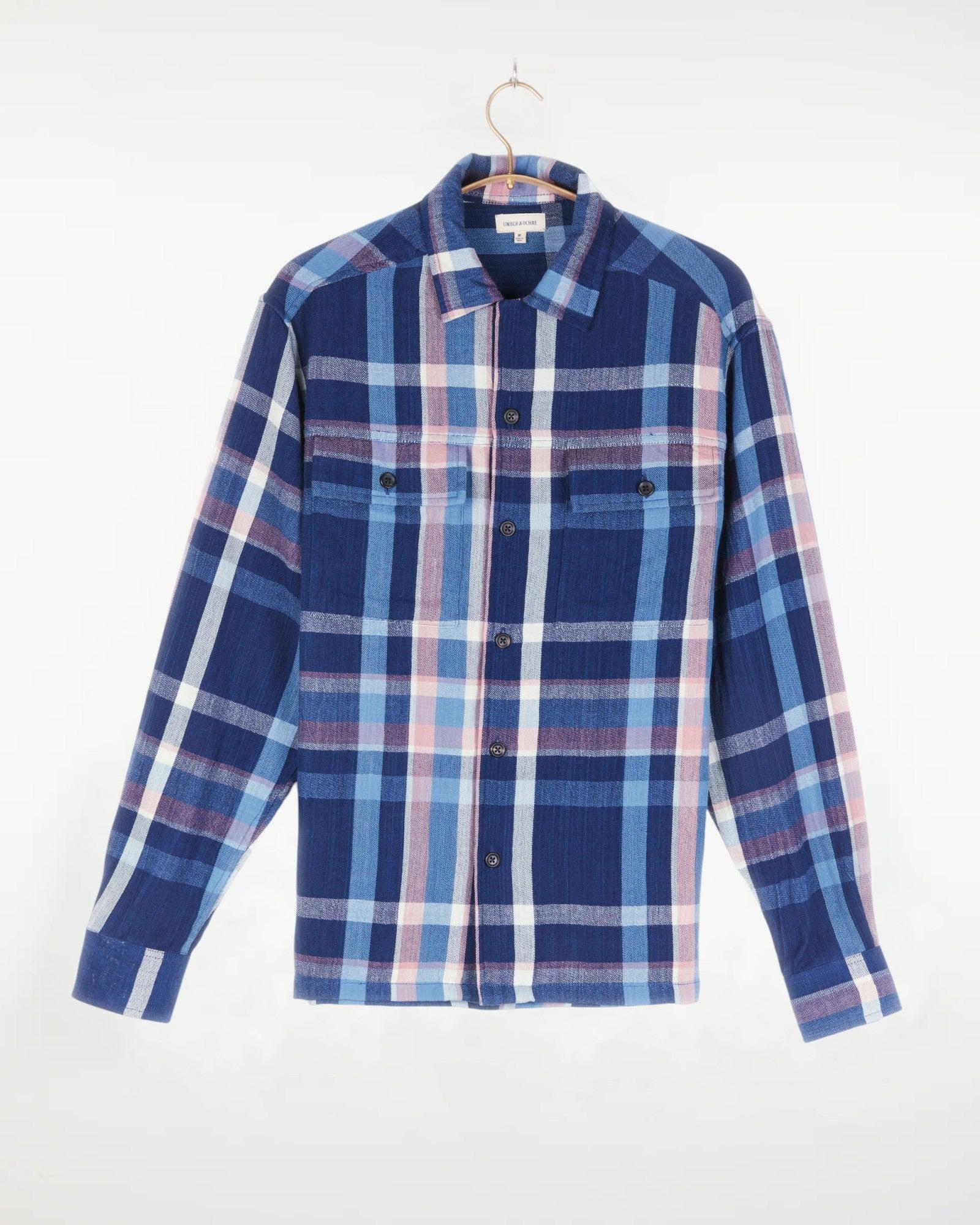 Harshil 2 Pocket L/S Shirt Indigo