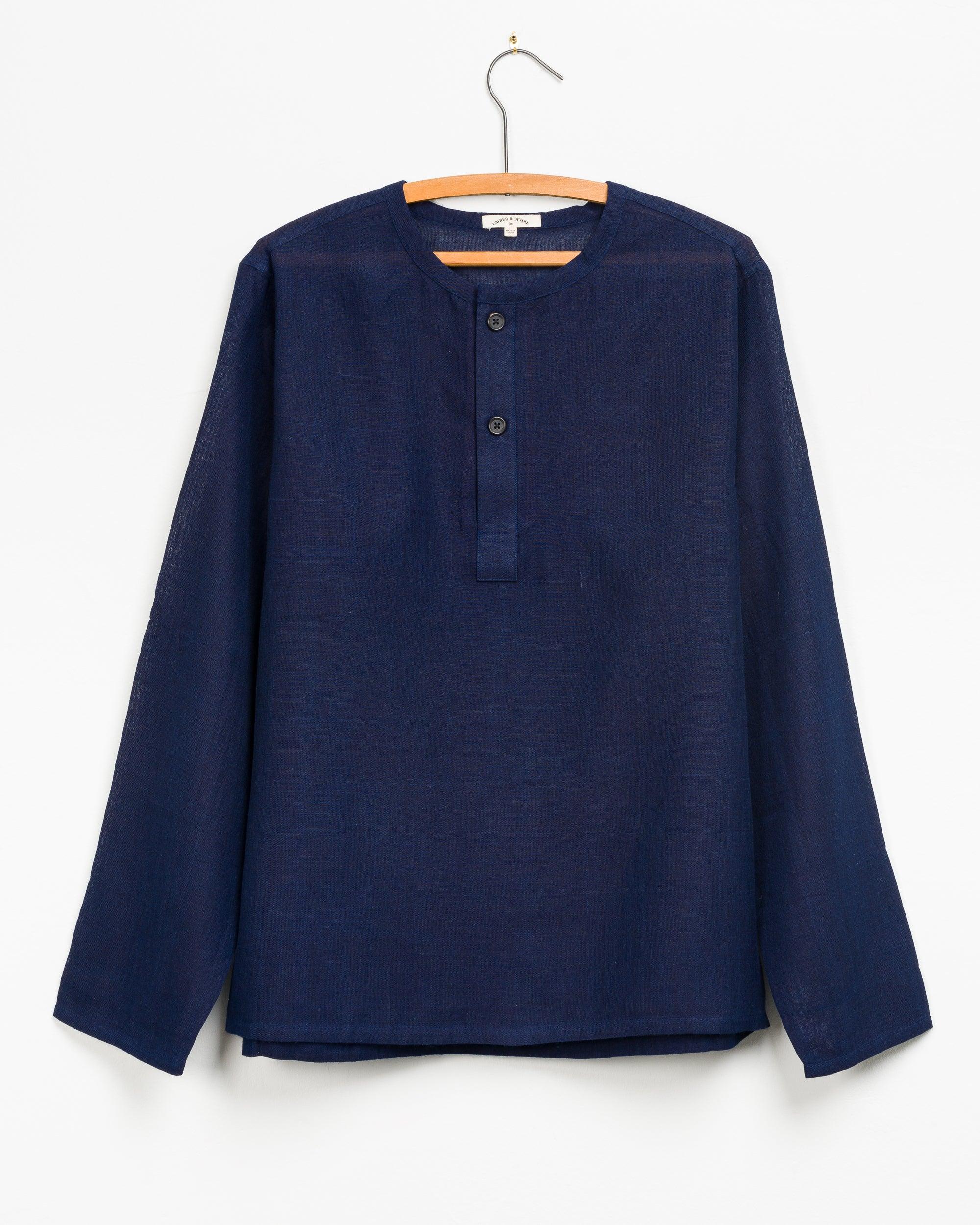 Radha Henley Shirt in Indigo