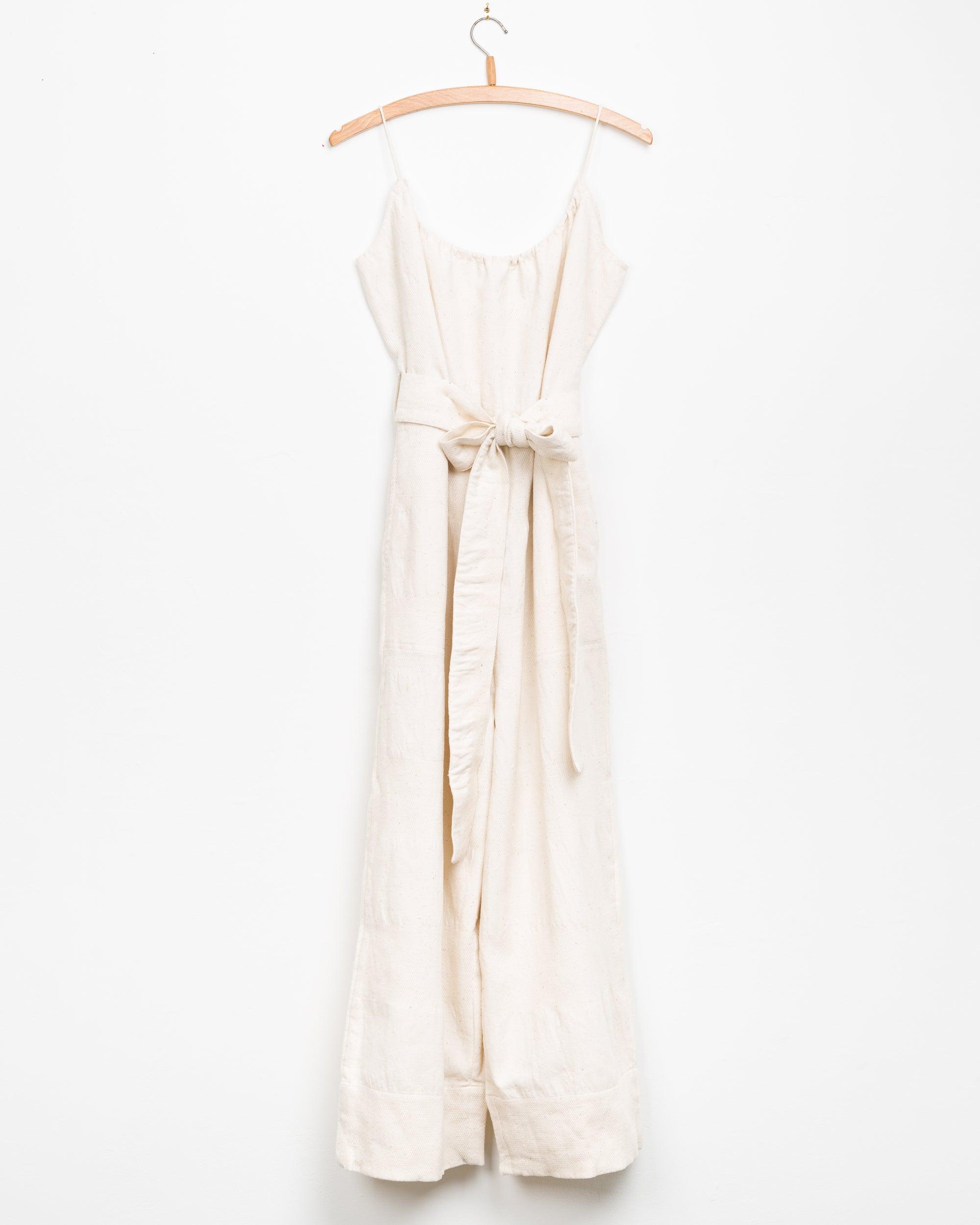 Lila Jumpsuit in Natural Stripe Honeycomb