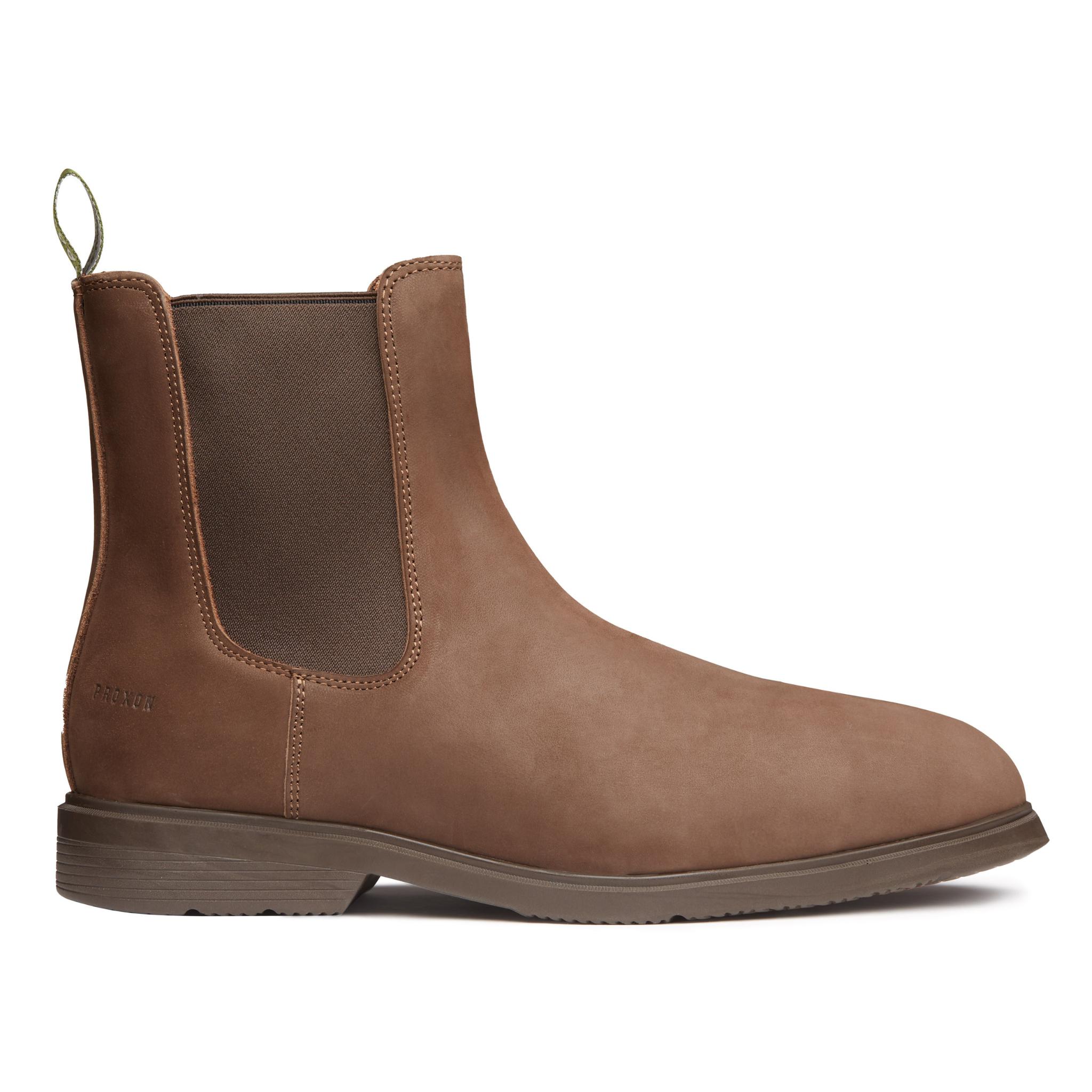 STEEL TOE CHELSEA WORK BOOT TULSA TOBACCO
