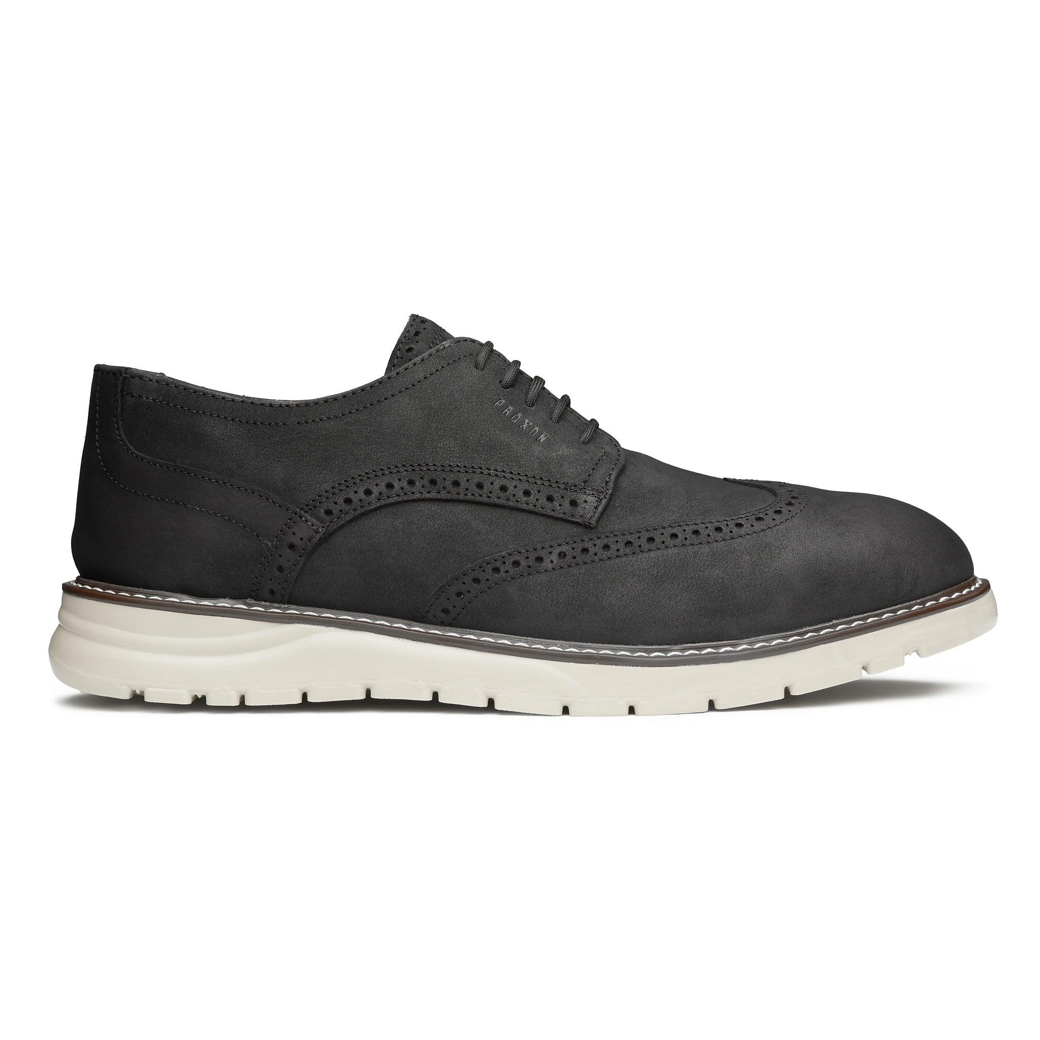STEEL TOE DERBY WORK SHOE MASTER BLACK MATTE